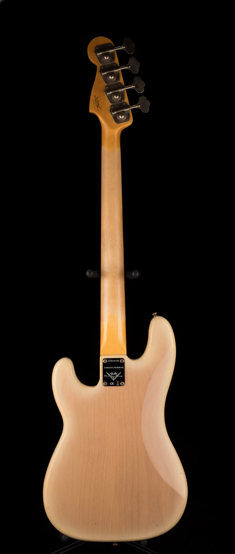 Pre-Owned Fender Custom Shop Limited Edition 1959 Precision Bass Journeyman Relic Natural Blonde With OHSC - Image 12