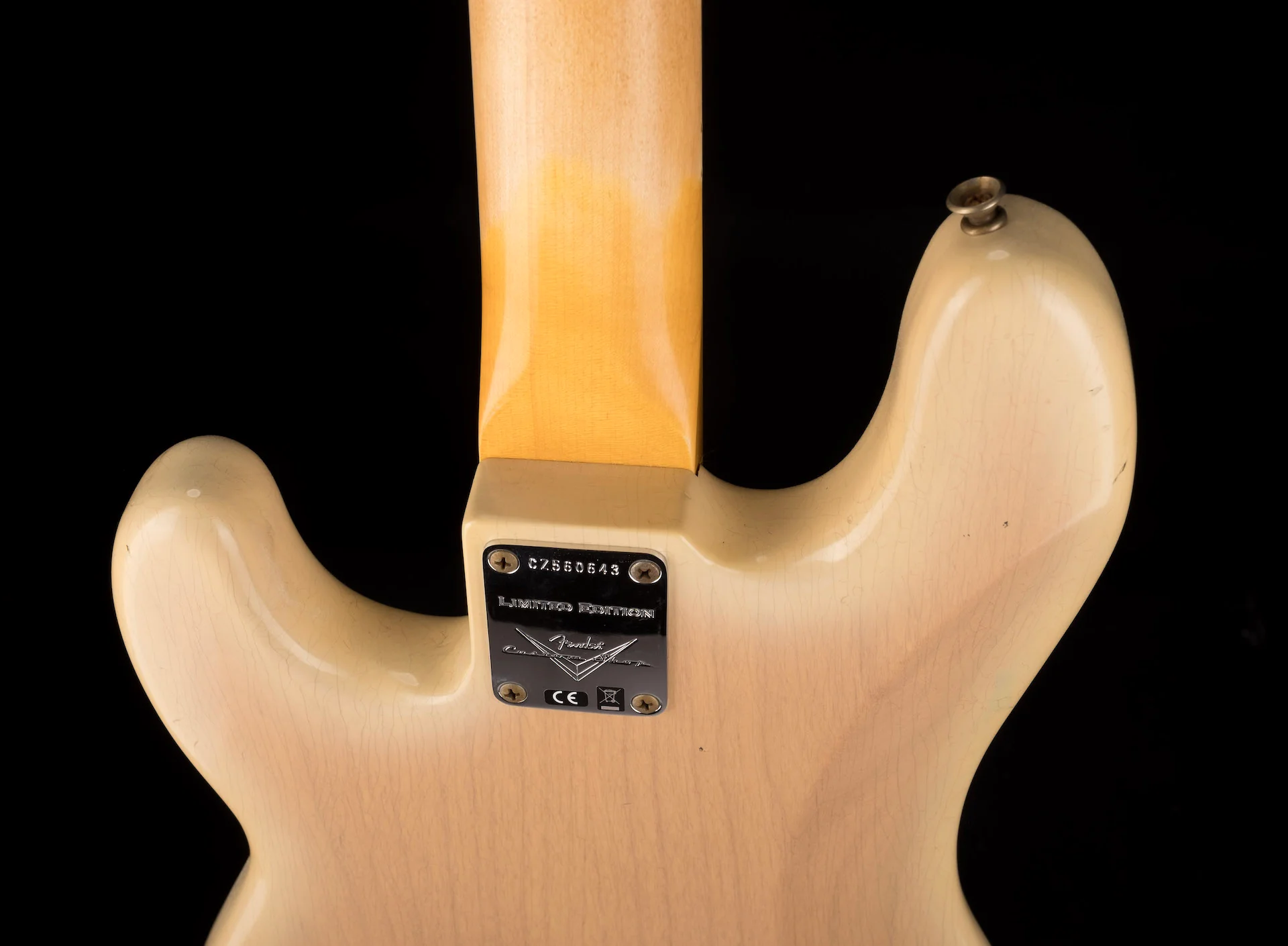 Pre-Owned Fender Custom Shop Limited Edition 1959 Precision Bass Journeyman Relic Natural Blonde With OHSC - Image 13