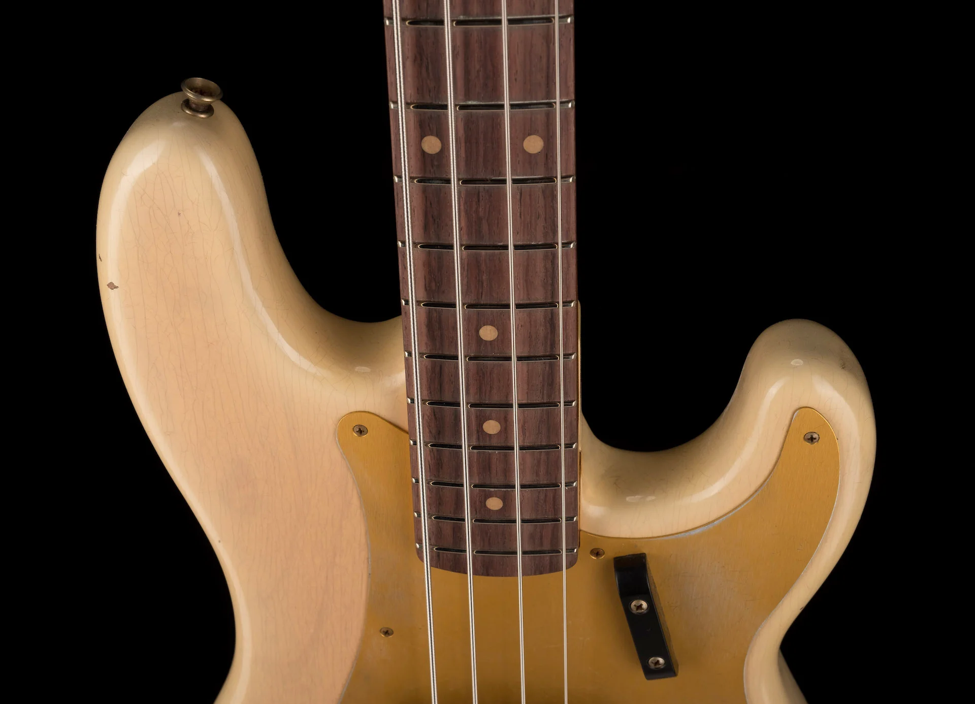 Pre-Owned Fender Custom Shop Limited Edition 1959 Precision Bass Journeyman Relic Natural Blonde With OHSC - Image 3