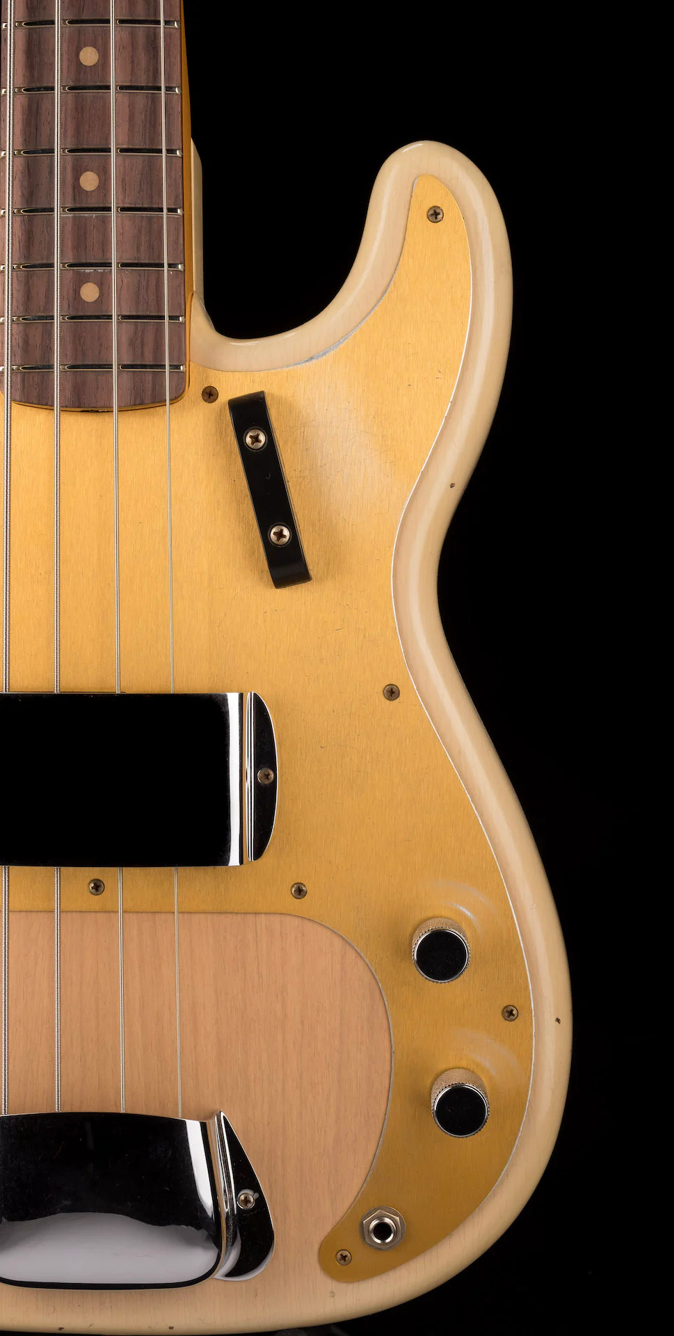 Pre-Owned Fender Custom Shop Limited Edition 1959 Precision Bass Journeyman Relic Natural Blonde With OHSC - Image 7