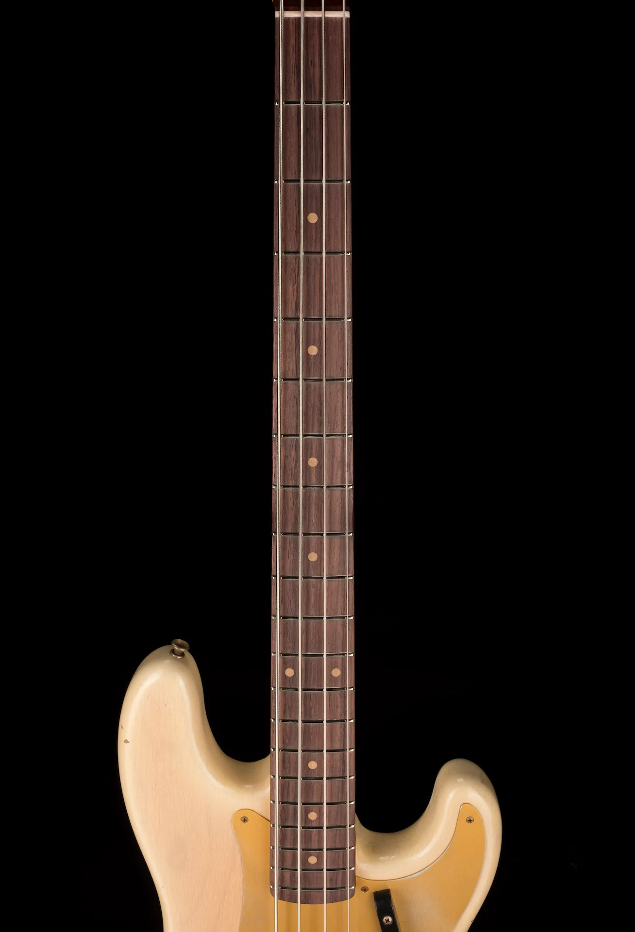 Pre-Owned Fender Custom Shop Limited Edition 1959 Precision Bass Journeyman Relic Natural Blonde With OHSC - Image 9