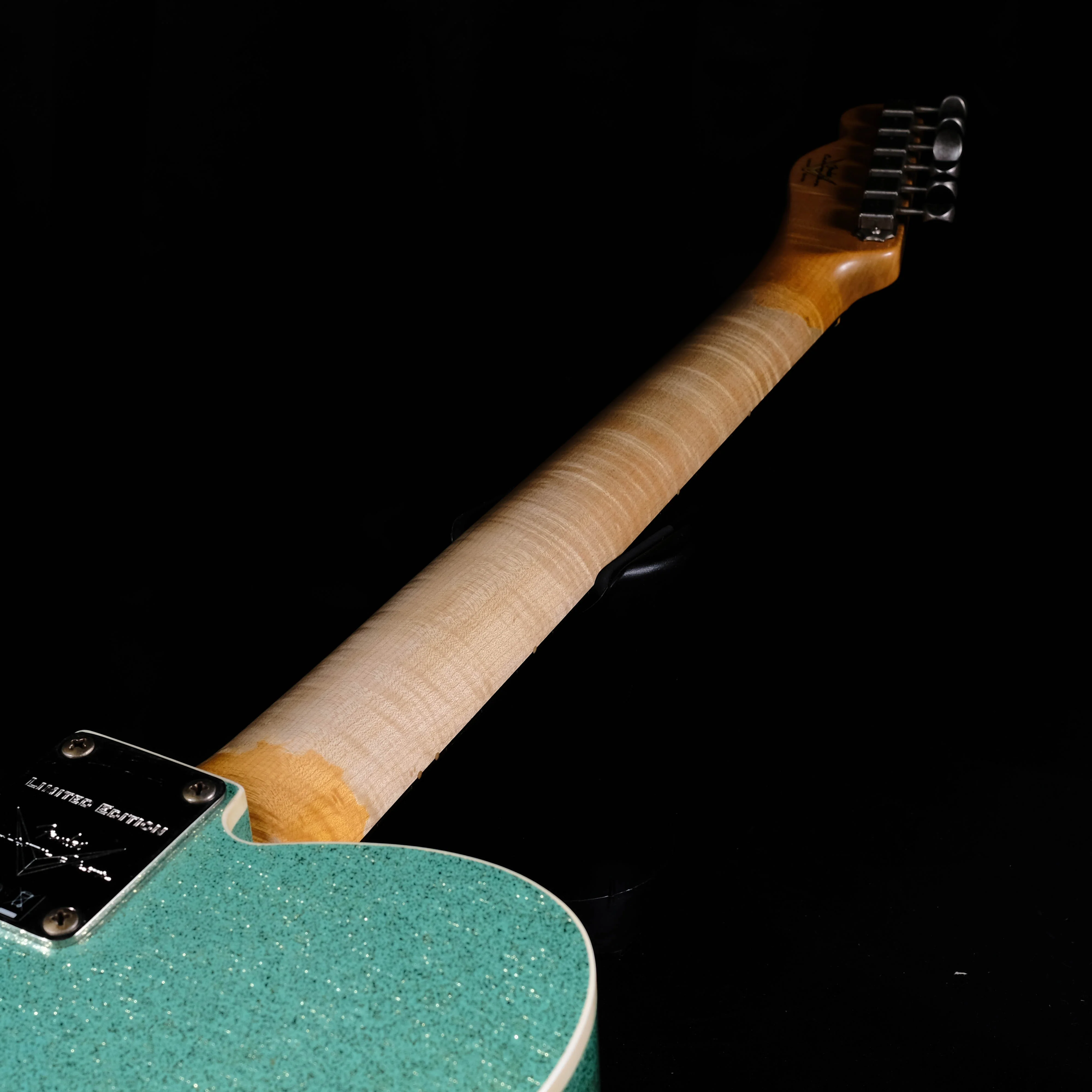 Pre Owned '19 Fender Custom Shop Limited Edition Telecaster Custom Relic Aged Seafoam Sparkle - Image 12