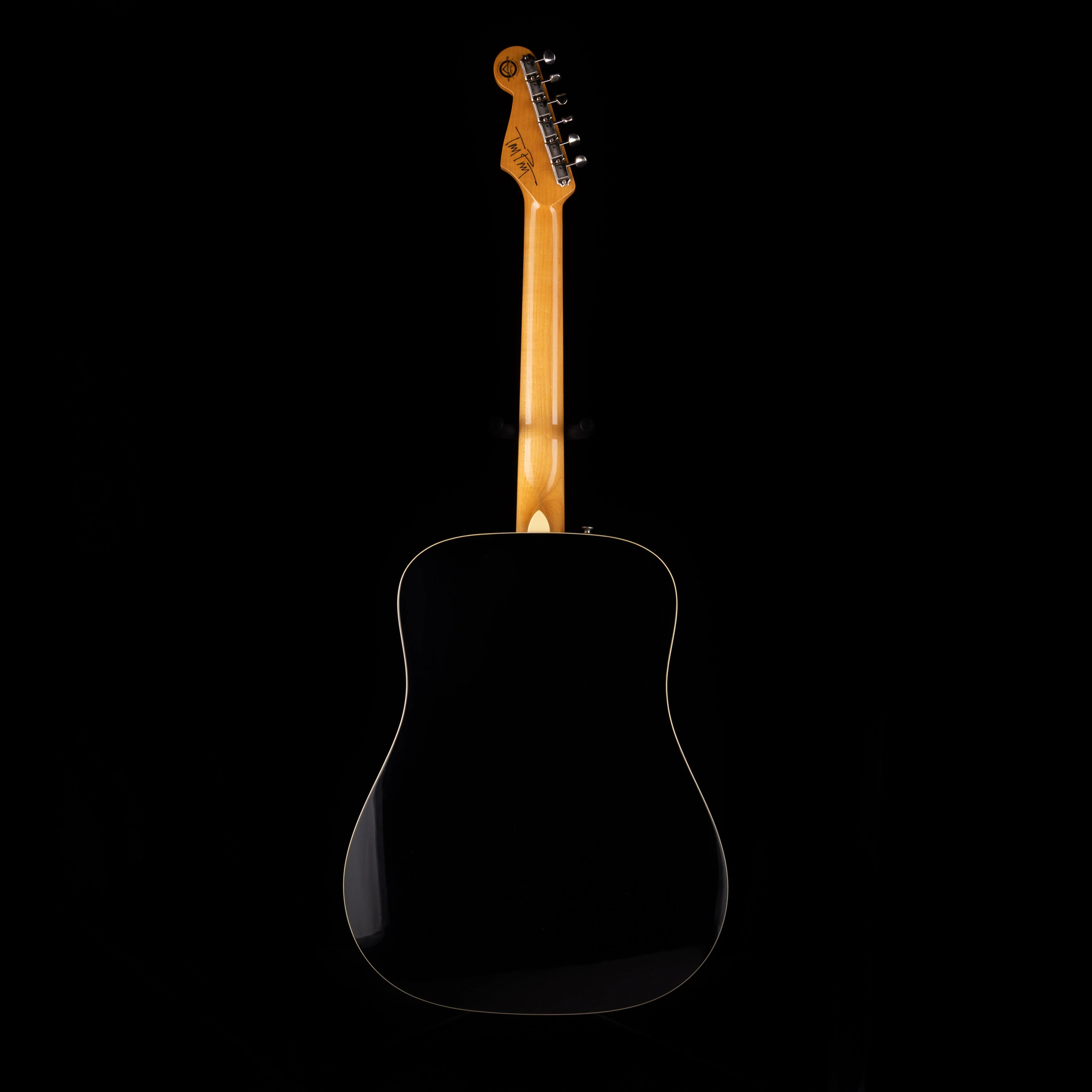 Pre-Owned Fender Custom Shop Limited Edition Tom Petty Kingman Signature Acoustic Black With OHSC - Image 12