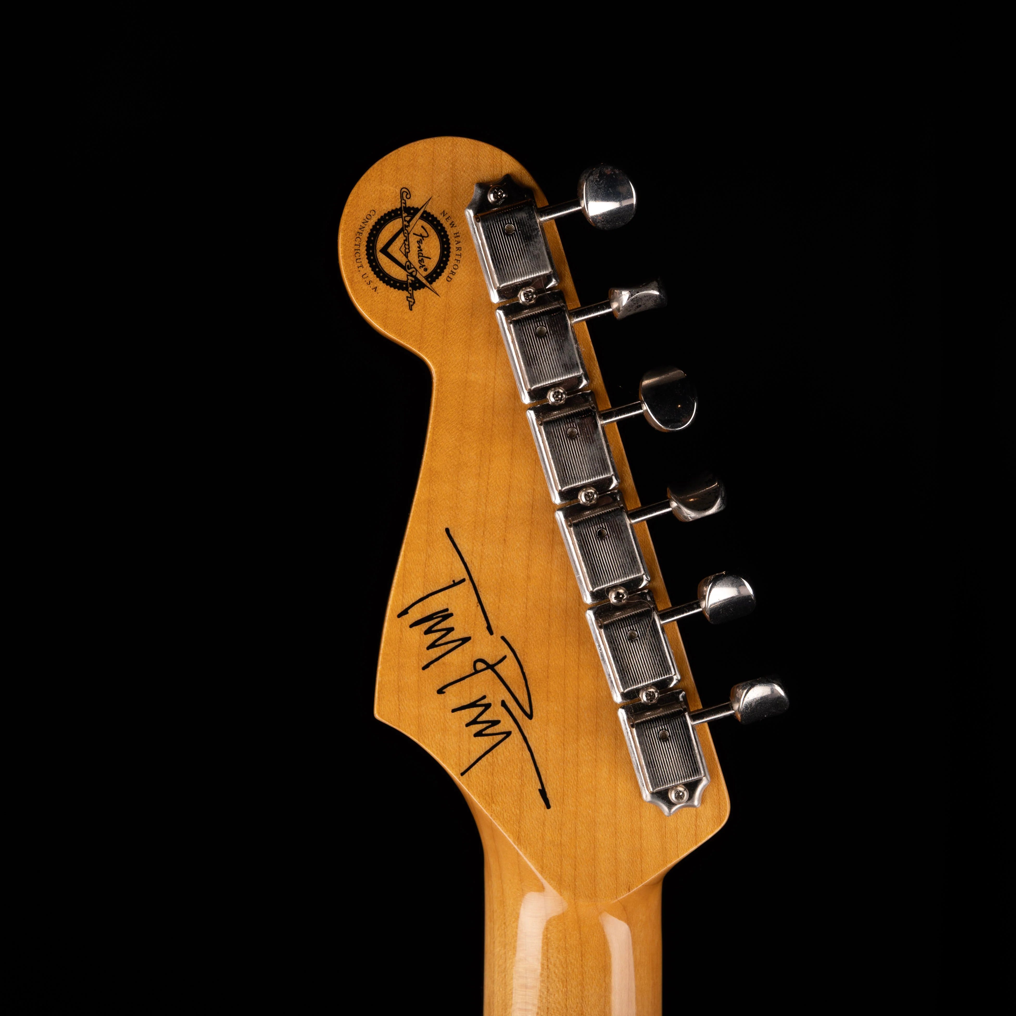 Pre-Owned Fender Custom Shop Limited Edition Tom Petty Kingman Signature Acoustic Black With OHSC - Image 14