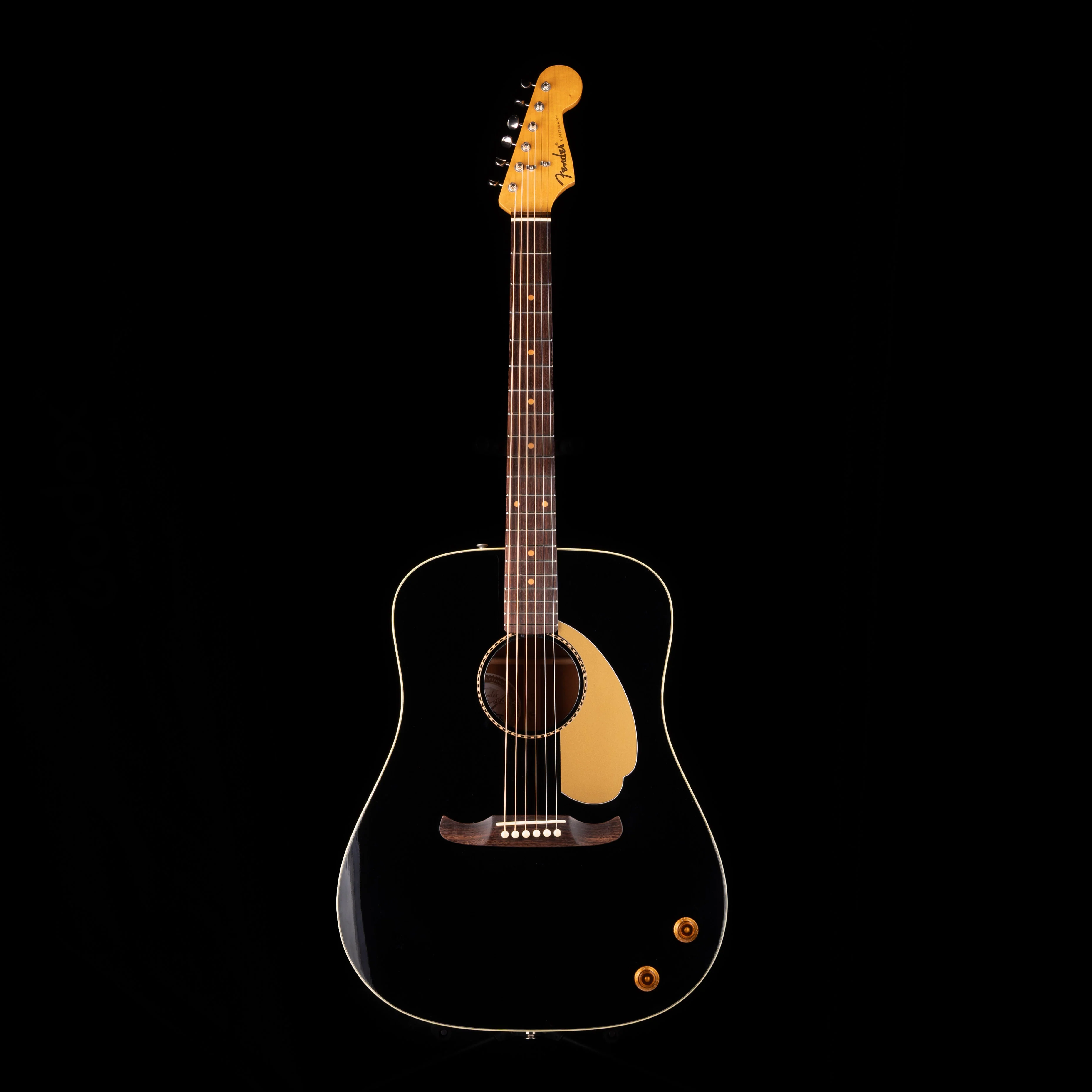 Pre-Owned Fender Custom Shop Limited Edition Tom Petty Kingman Signature Acoustic Black With OHSC - Image 2