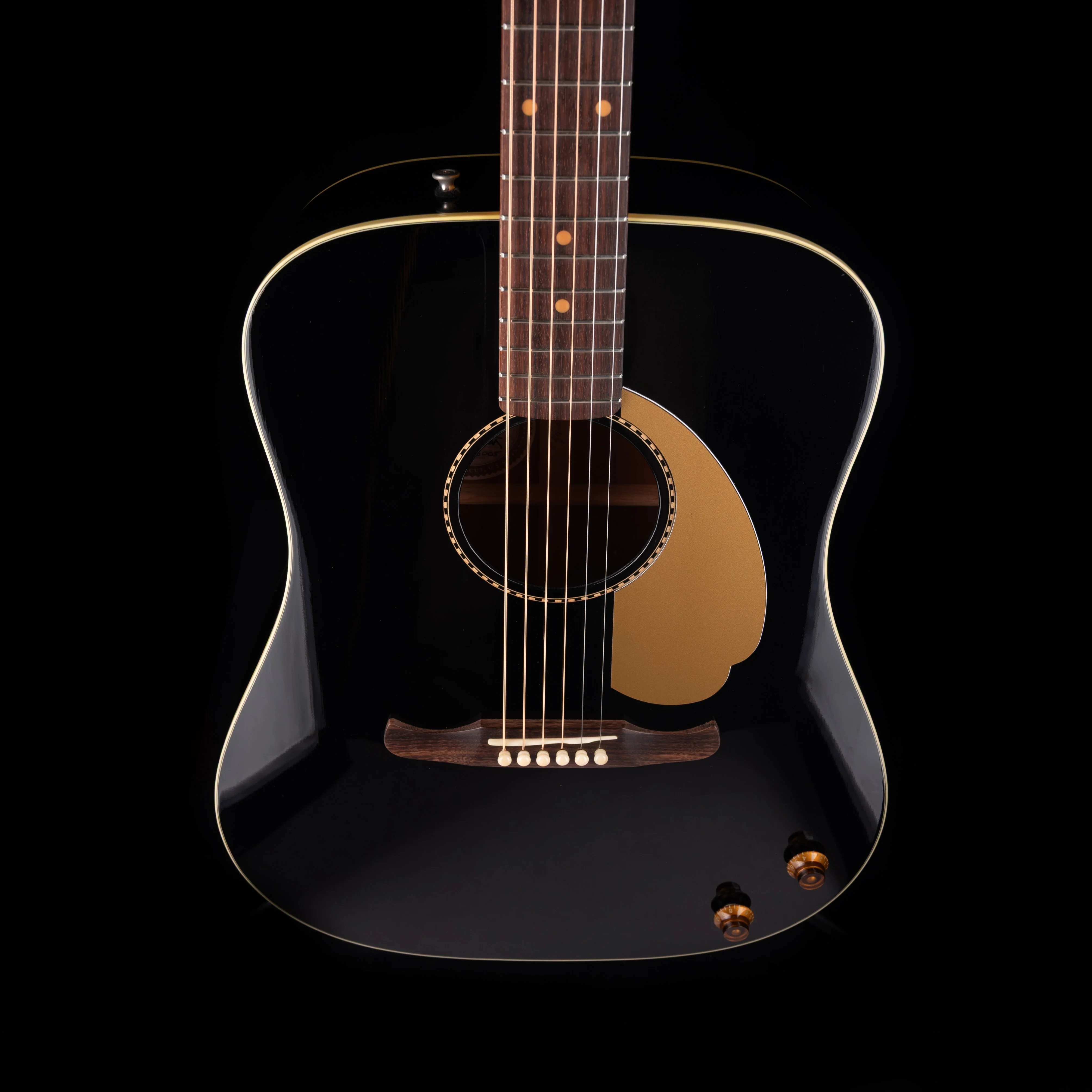 Pre-Owned Fender Custom Shop Limited Edition Tom Petty Kingman Signature Acoustic Black With OHSC - Image 5