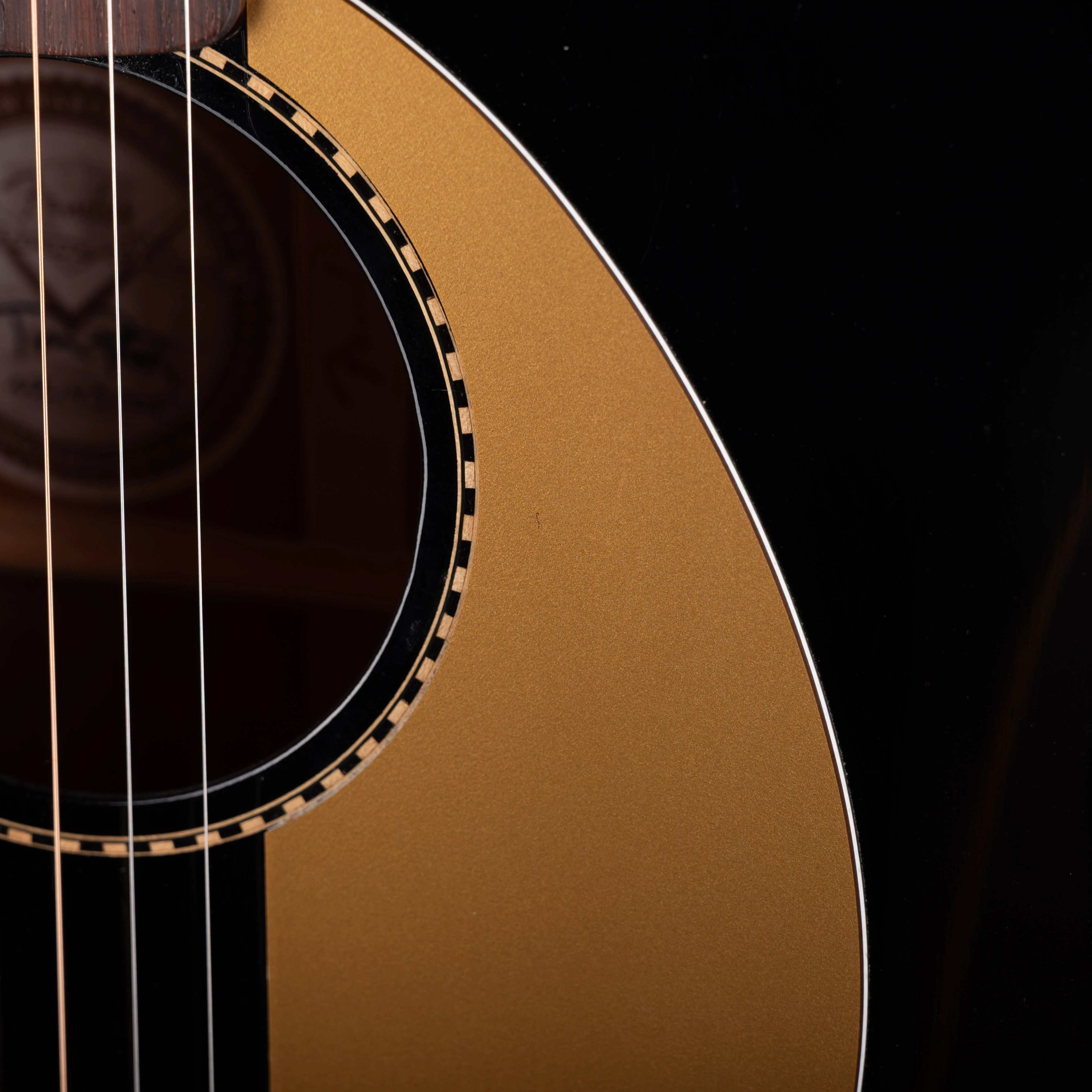Pre-Owned Fender Custom Shop Limited Edition Tom Petty Kingman Signature Acoustic Black With OHSC - Image 8