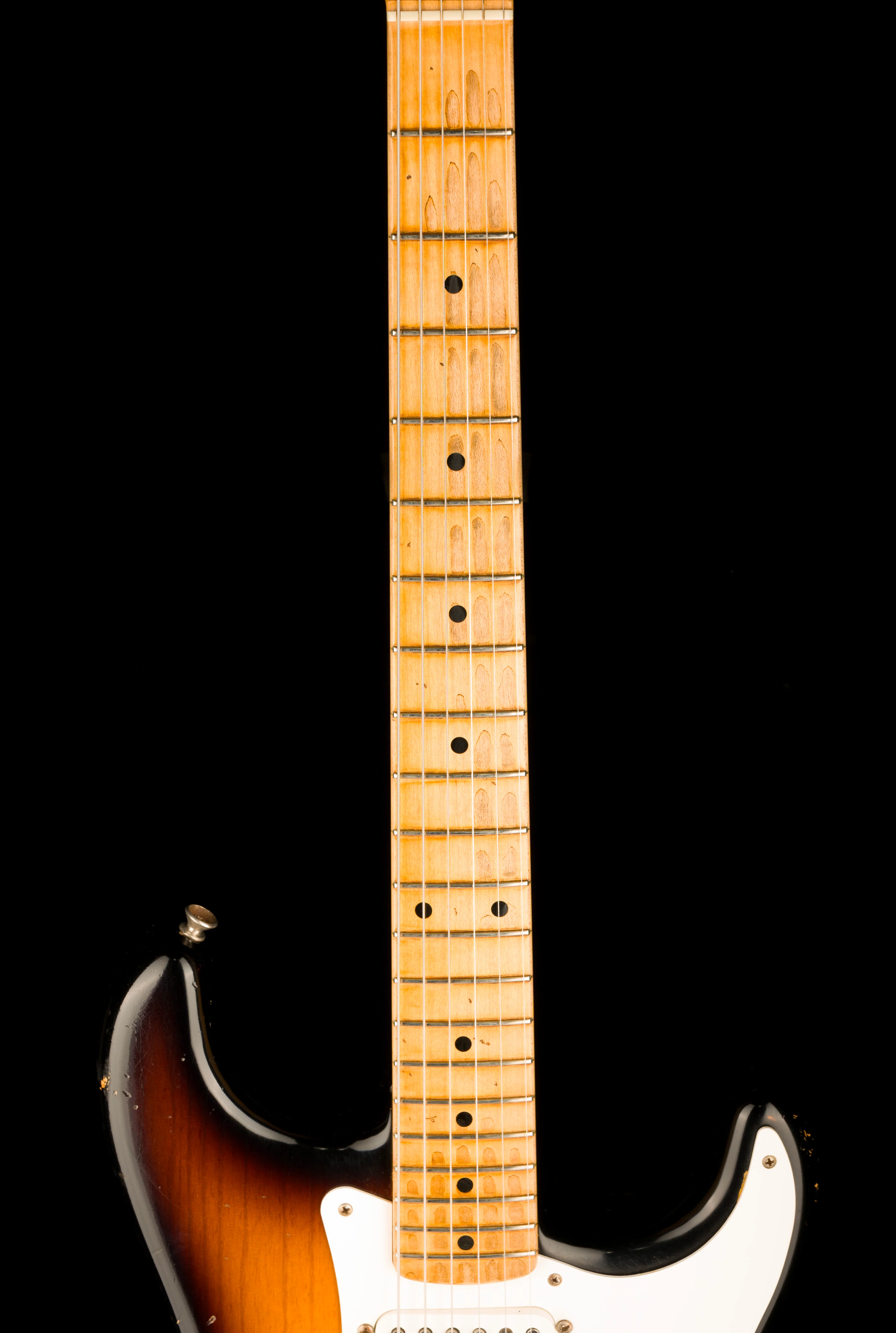 Pre Owned Fender Custom Shop Masterbuilt Stephen Stern '50s Stratocaster 2-Tone Sunburst With OHSC - Image 11