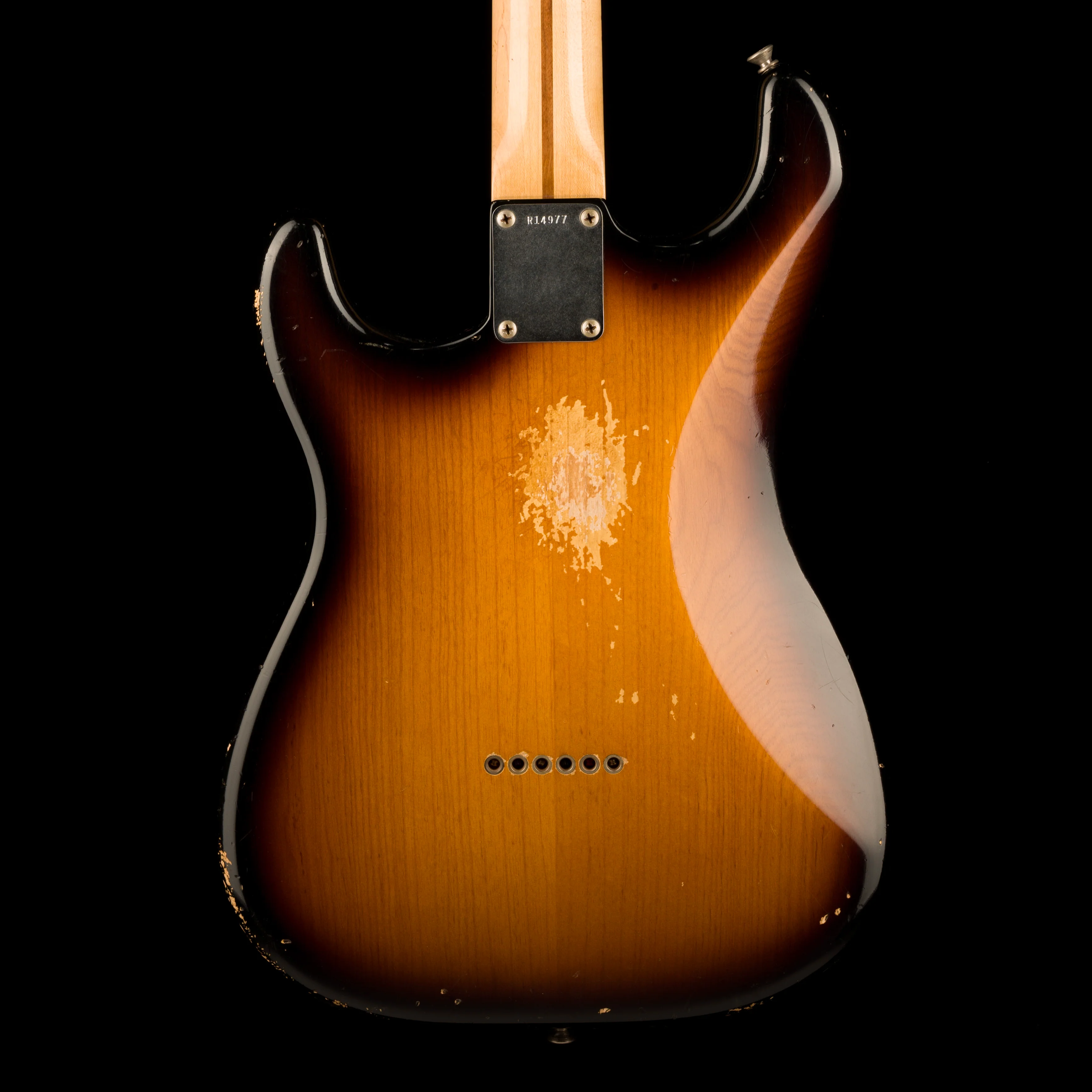 Pre Owned Fender Custom Shop Masterbuilt Stephen Stern '50s Stratocaster 2-Tone Sunburst With OHSC - Image 12
