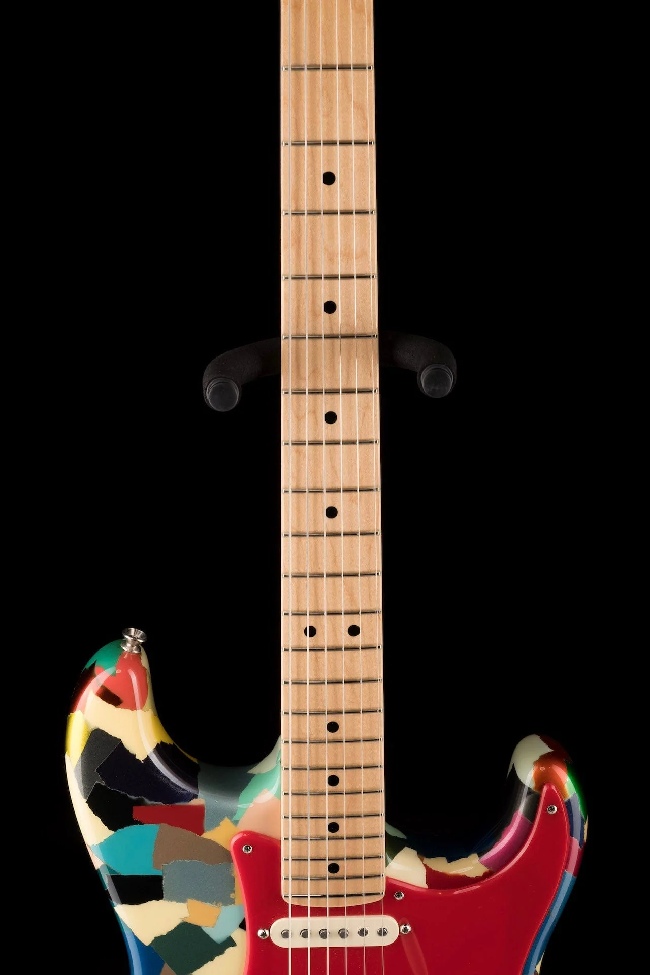 Pre-Owned Fender Custom Shop Masterbuilt Dale Wilson Active Clown Patch Strat Electric Guitar - Image 12