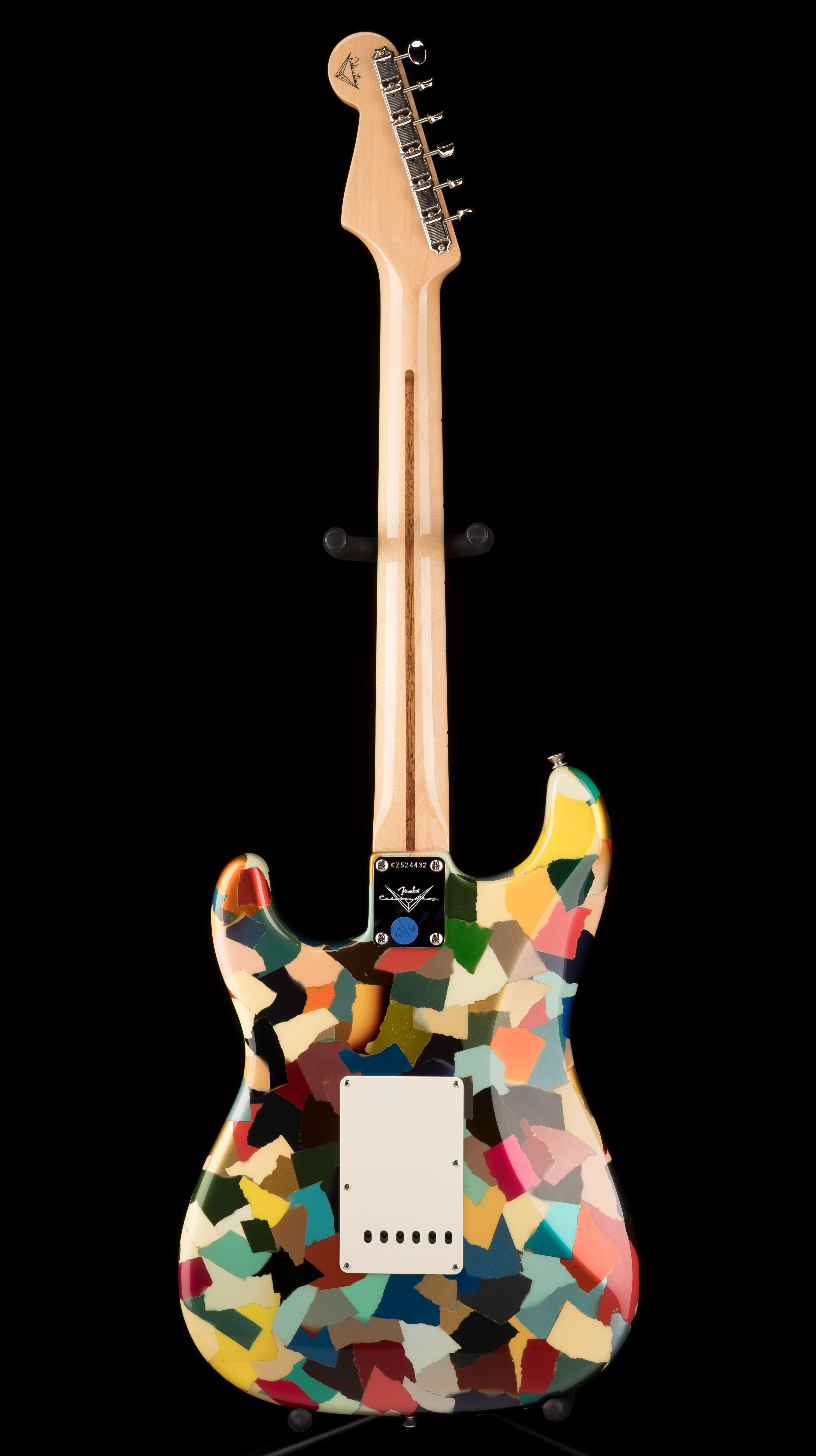 Pre-Owned Fender Custom Shop Masterbuilt Dale Wilson Active Clown Patch Strat Electric Guitar - Image 14