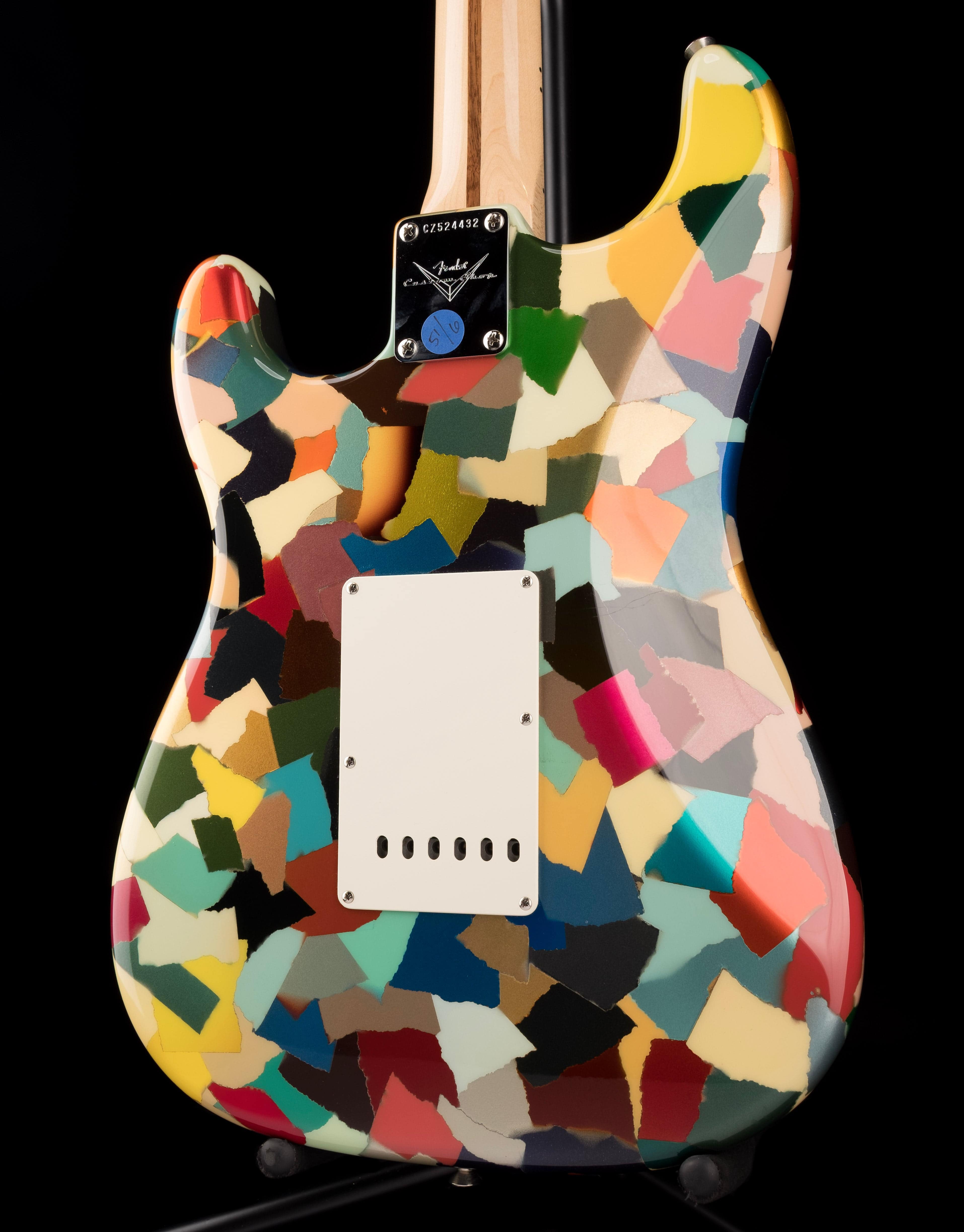Pre-Owned Fender Custom Shop Masterbuilt Dale Wilson Active Clown Patch Strat Electric Guitar - Image 19