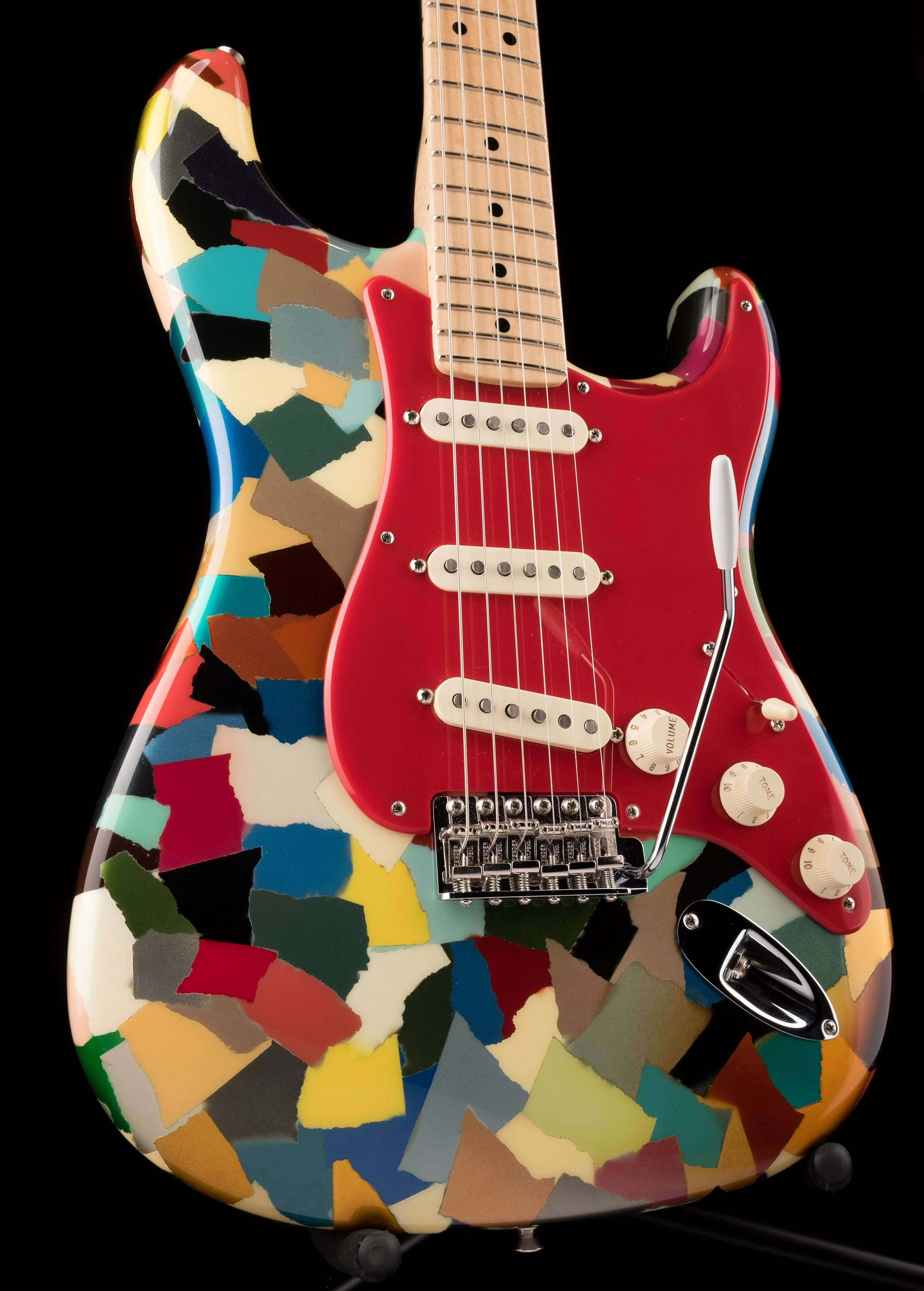 Pre-Owned Fender Custom Shop Masterbuilt Dale Wilson Active Clown Patch Strat Electric Guitar - Image 8