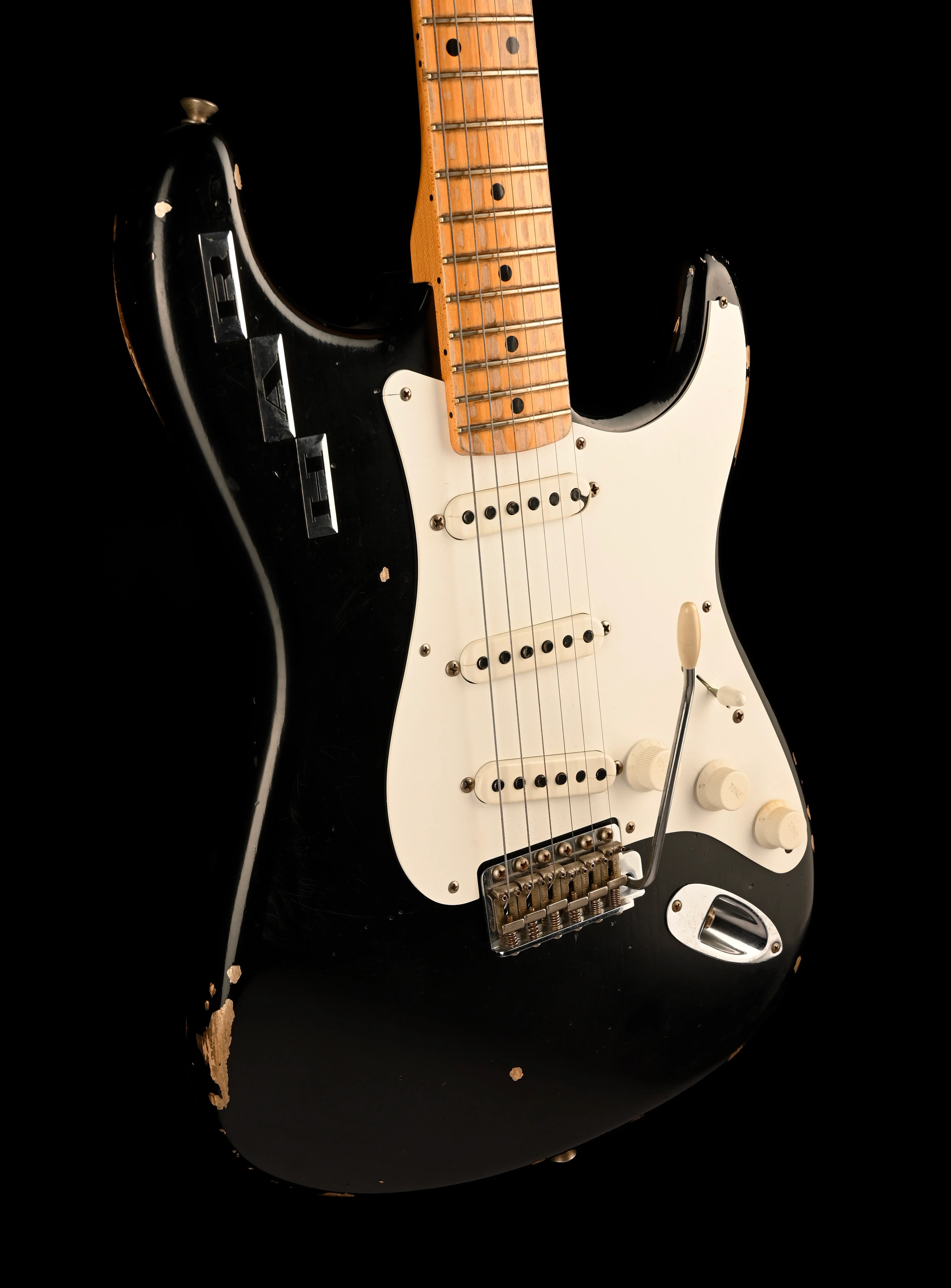 Pre Owned Fender Custom Shop Masterbuilt Dennis Galuszka H.A.R Stratocaster Black With OHSC - Image 10