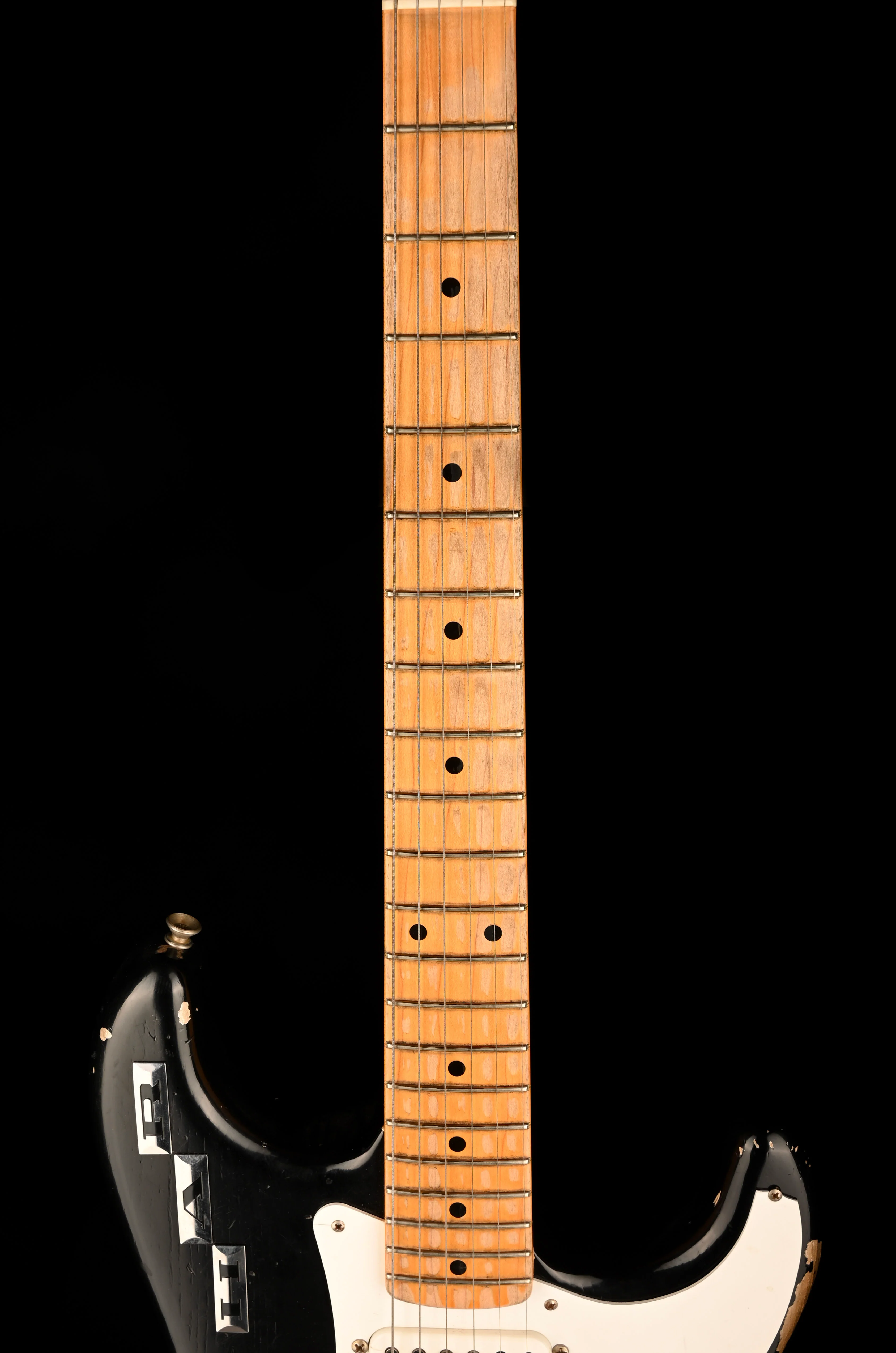 Pre Owned Fender Custom Shop Masterbuilt Dennis Galuszka H.A.R Stratocaster Black With OHSC - Image 11