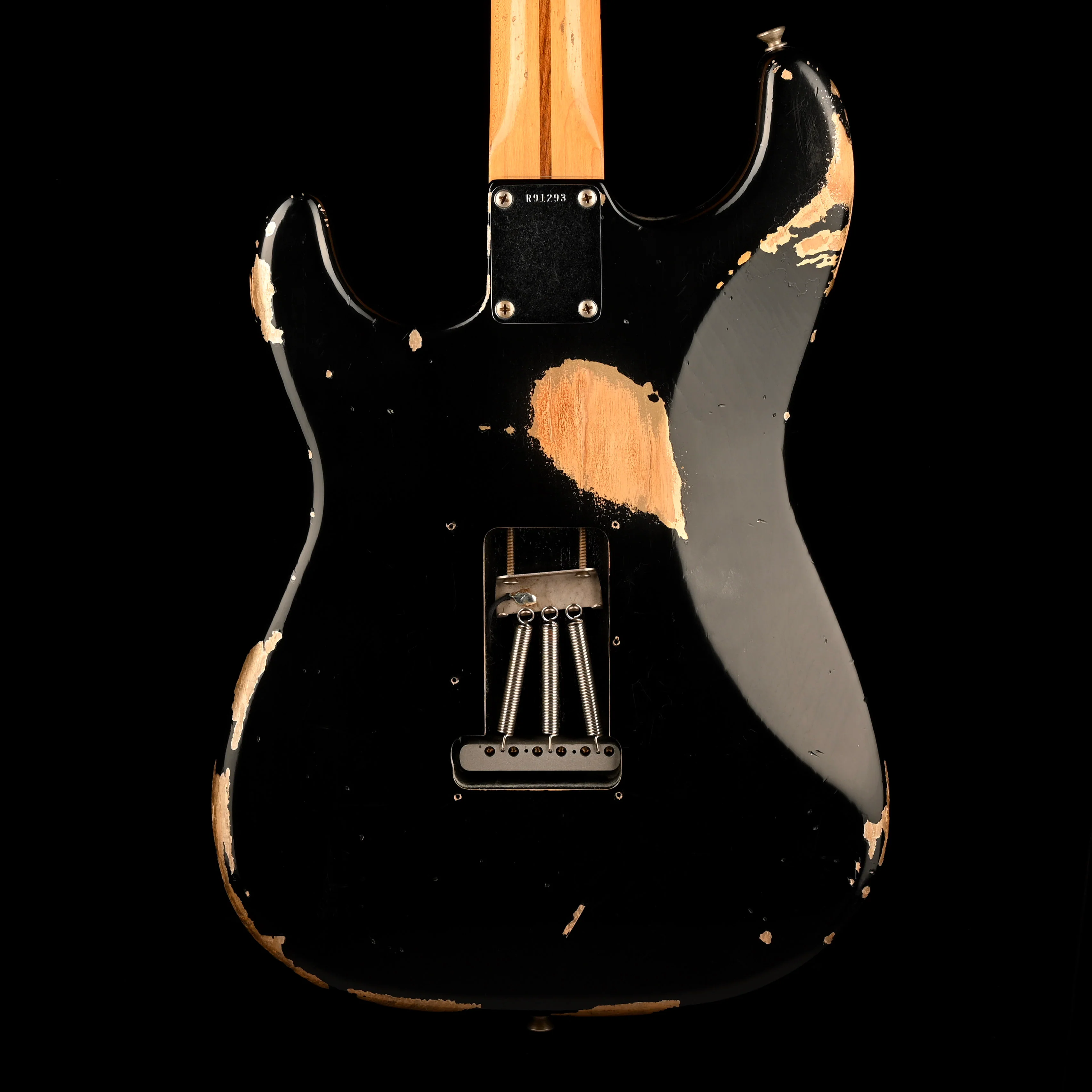 Pre Owned Fender Custom Shop Masterbuilt Dennis Galuszka H.A.R Stratocaster Black With OHSC - Image 12