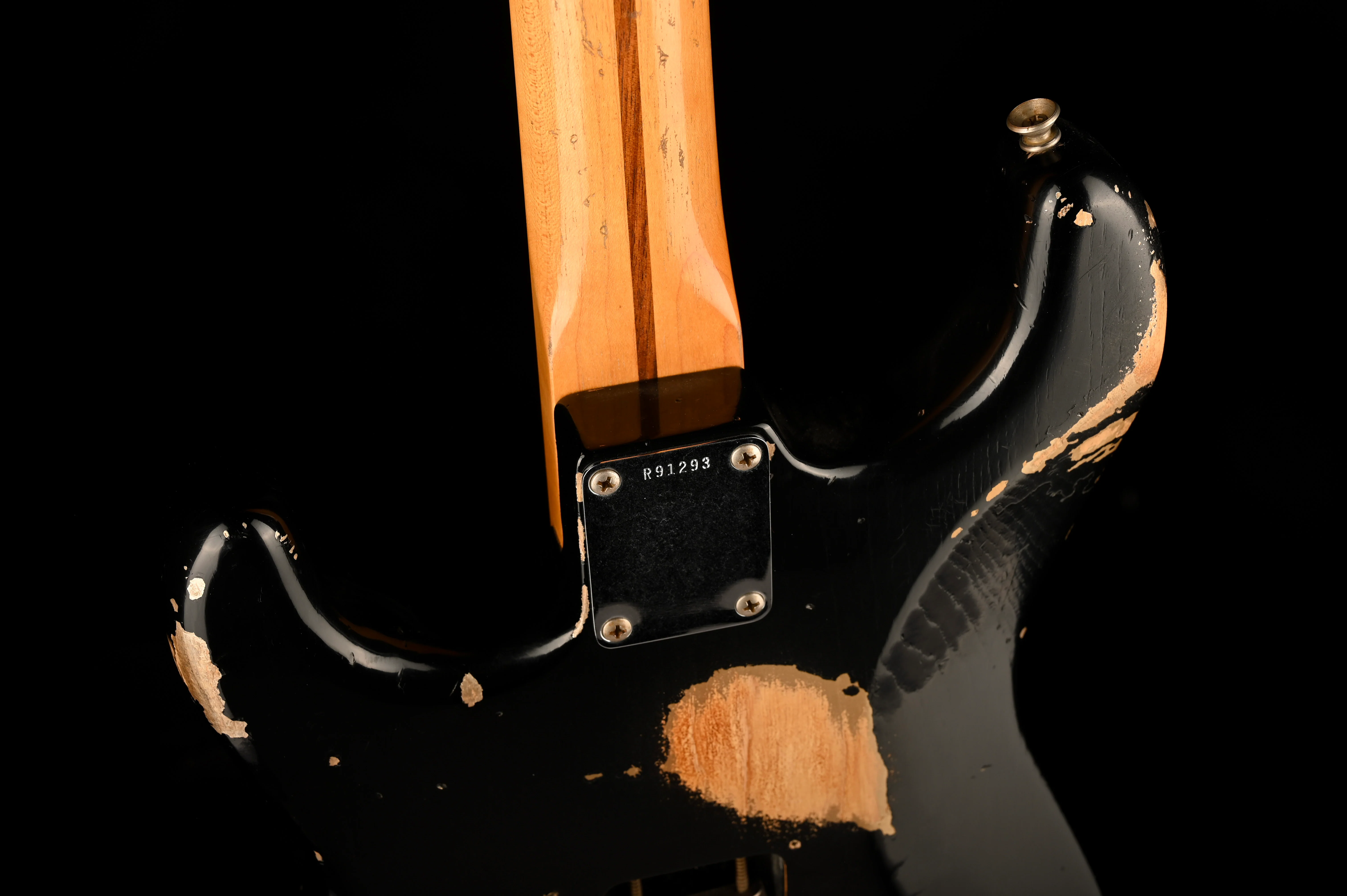 Pre Owned Fender Custom Shop Masterbuilt Dennis Galuszka H.A.R Stratocaster Black With OHSC - Image 14