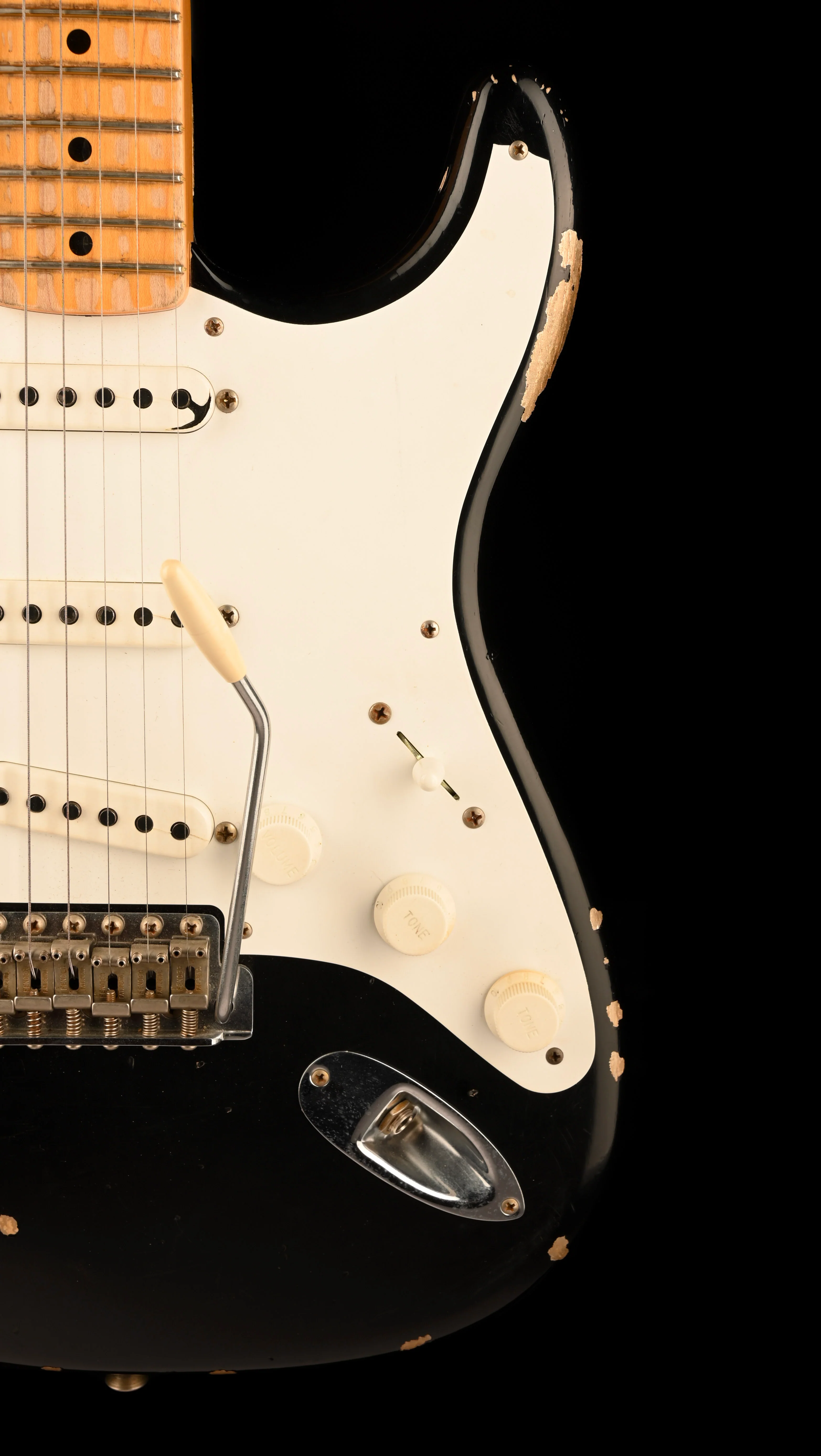 Pre Owned Fender Custom Shop Masterbuilt Dennis Galuszka H.A.R Stratocaster Black With OHSC - Image 9