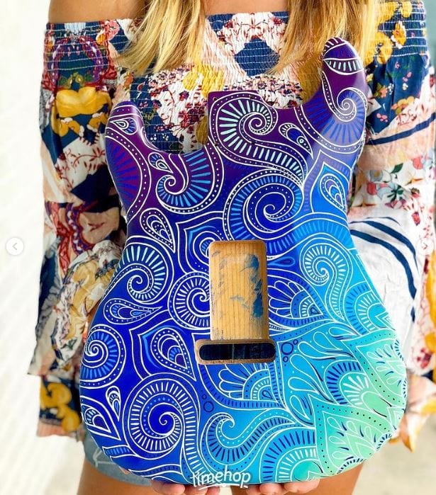 Pre-Owned Fender Artist Series Custom Shop Masterbuilt Greg Fessler Madison Roy "Mandala Burst" 1968 Stratocaster - Image 29