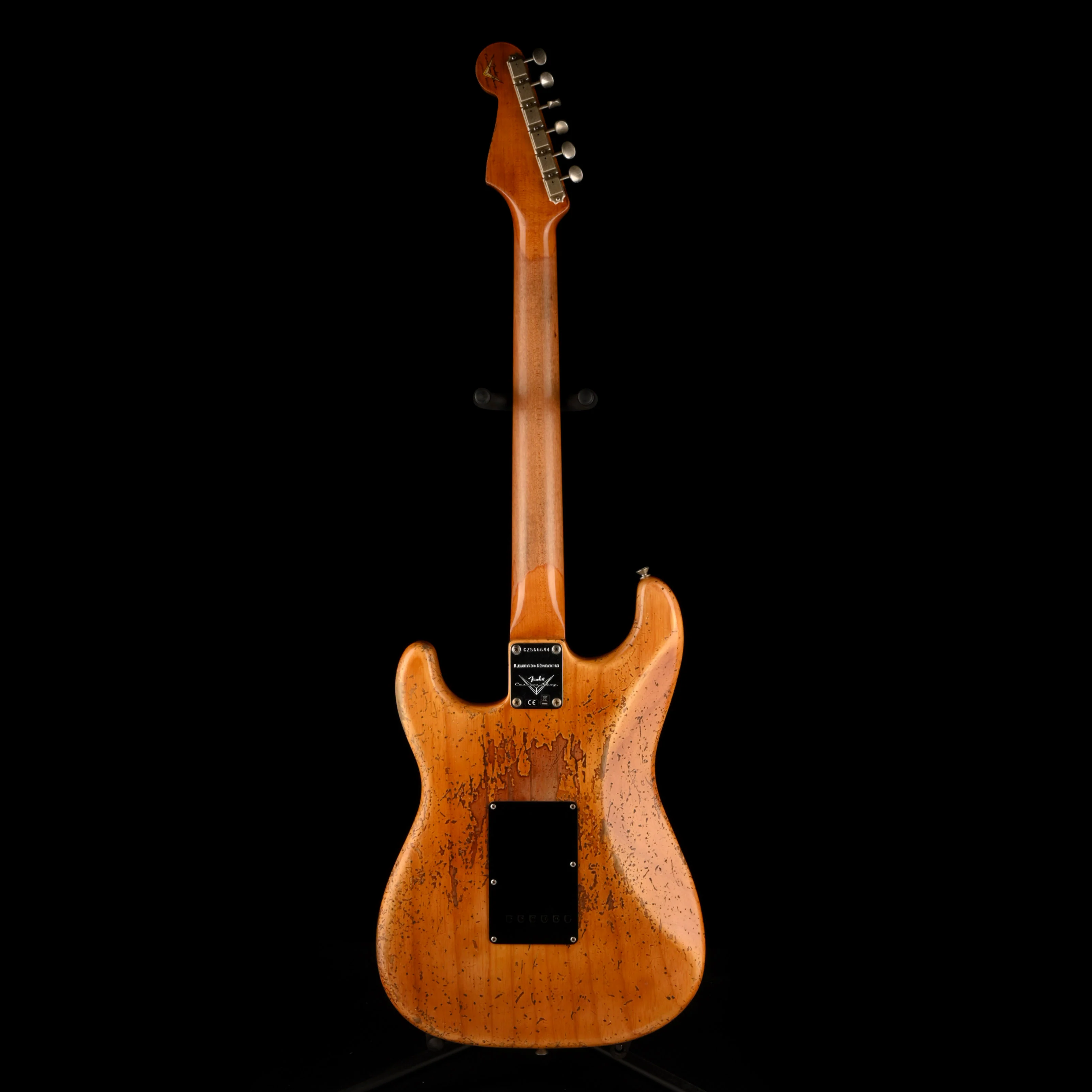 Pre Owned Fender Custom Shop Poblano Stratocaster Super Heavy Relic Aged Natural With OHSC - Image 10