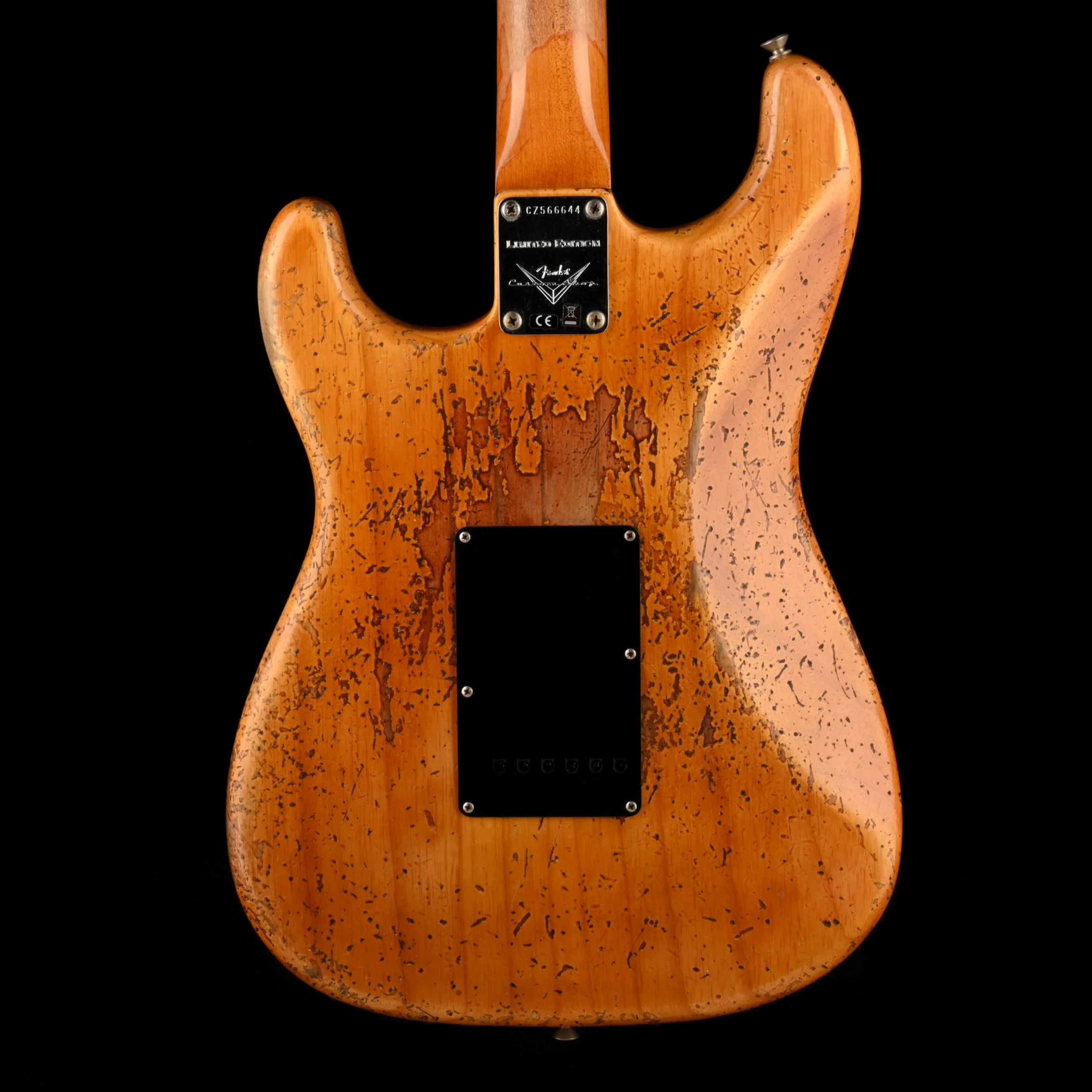 Pre Owned Fender Custom Shop Poblano Stratocaster Super Heavy Relic Aged Natural With OHSC - Image 9