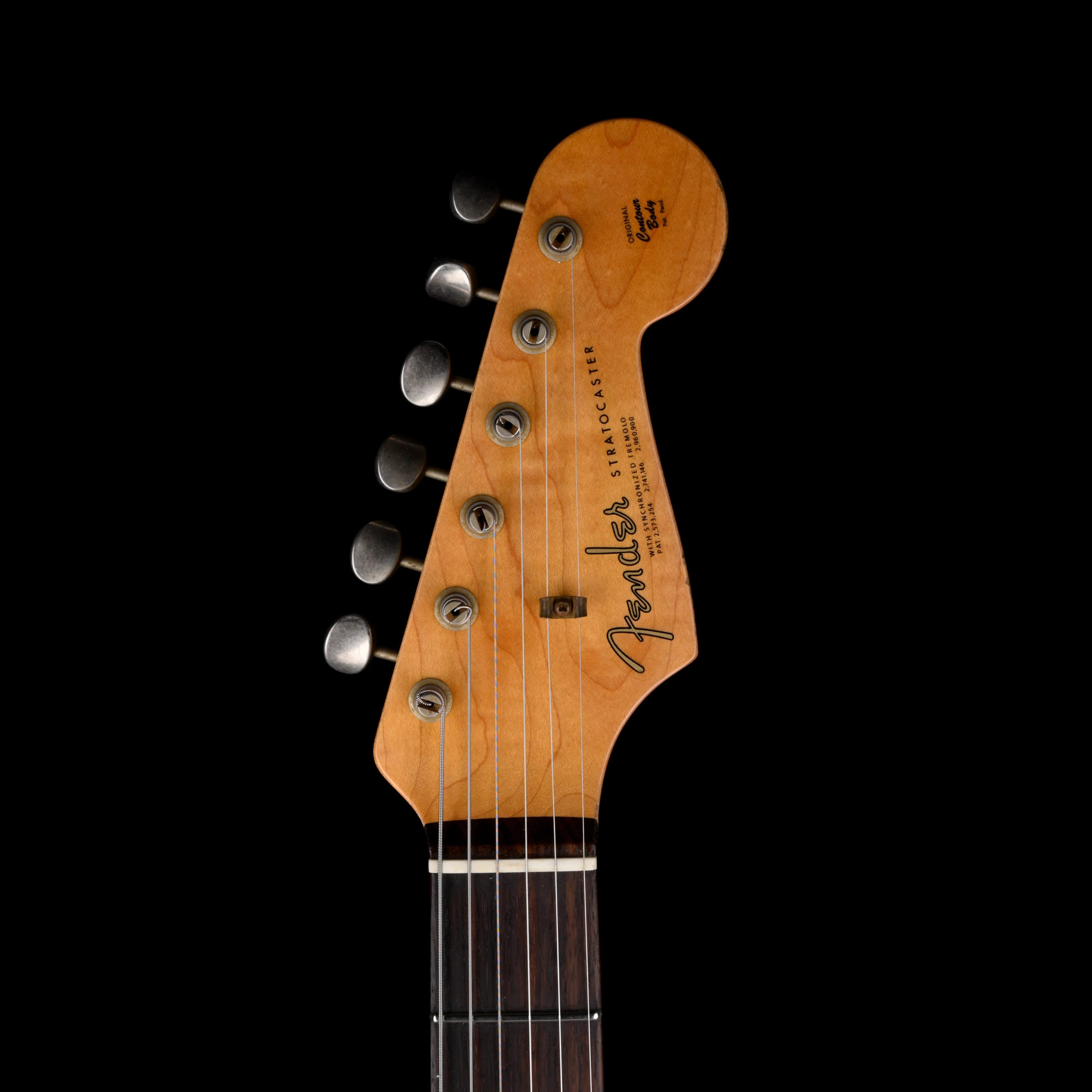 Pre Owned Fender Custom Shop True '62 Journeyman Relic Stratocaster Lake Placid Blue - Image 12