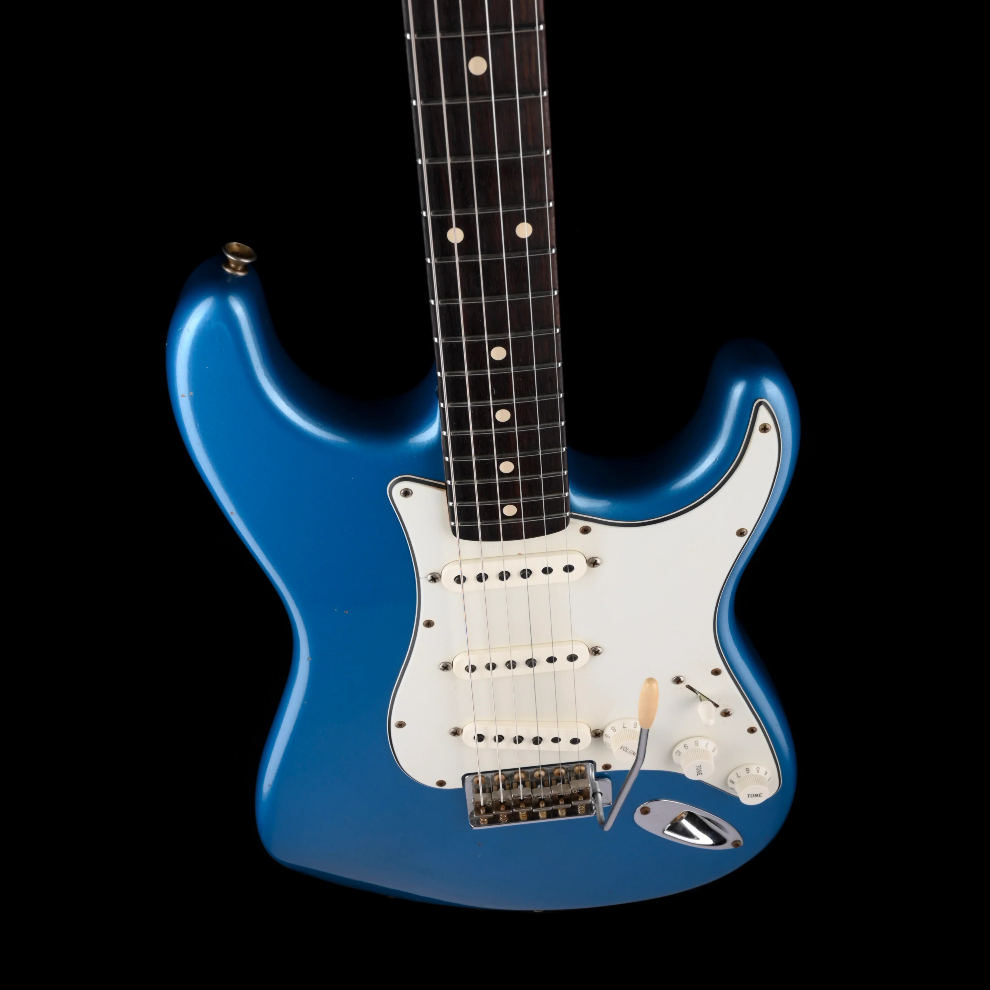 Pre Owned Fender Custom Shop True '62 Journeyman Relic Stratocaster Lake Placid Blue - Image 3