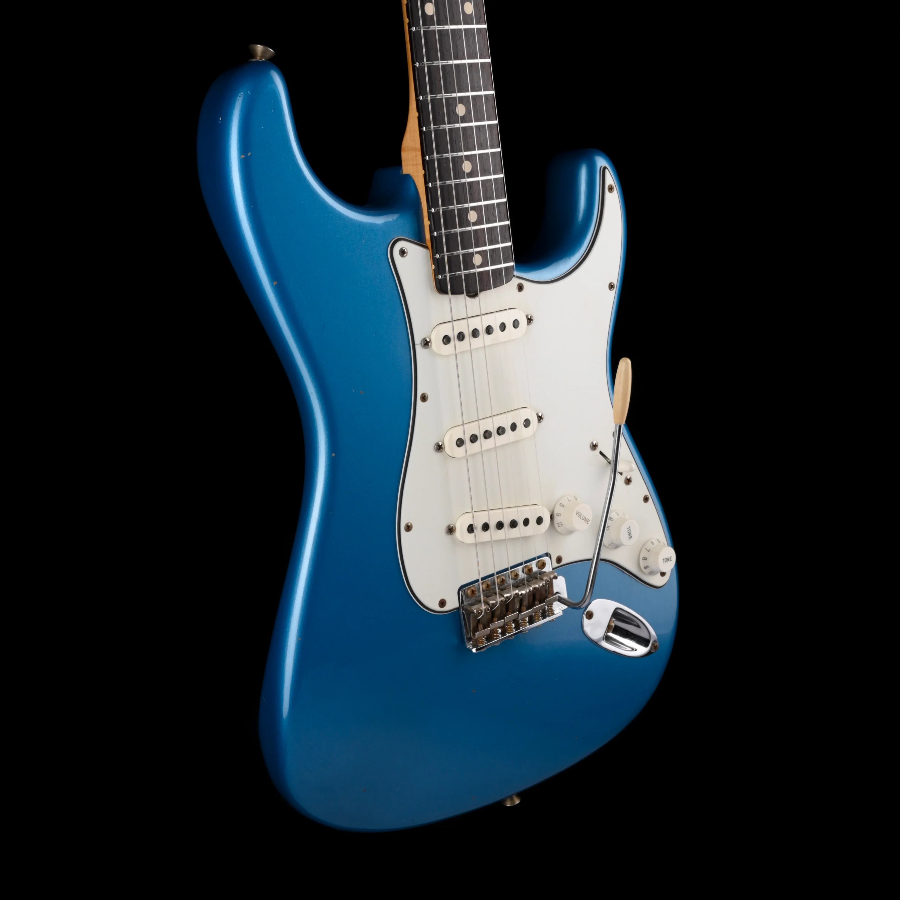 Pre Owned Fender Custom Shop True '62 Journeyman Relic Stratocaster Lake Placid Blue - Image 6