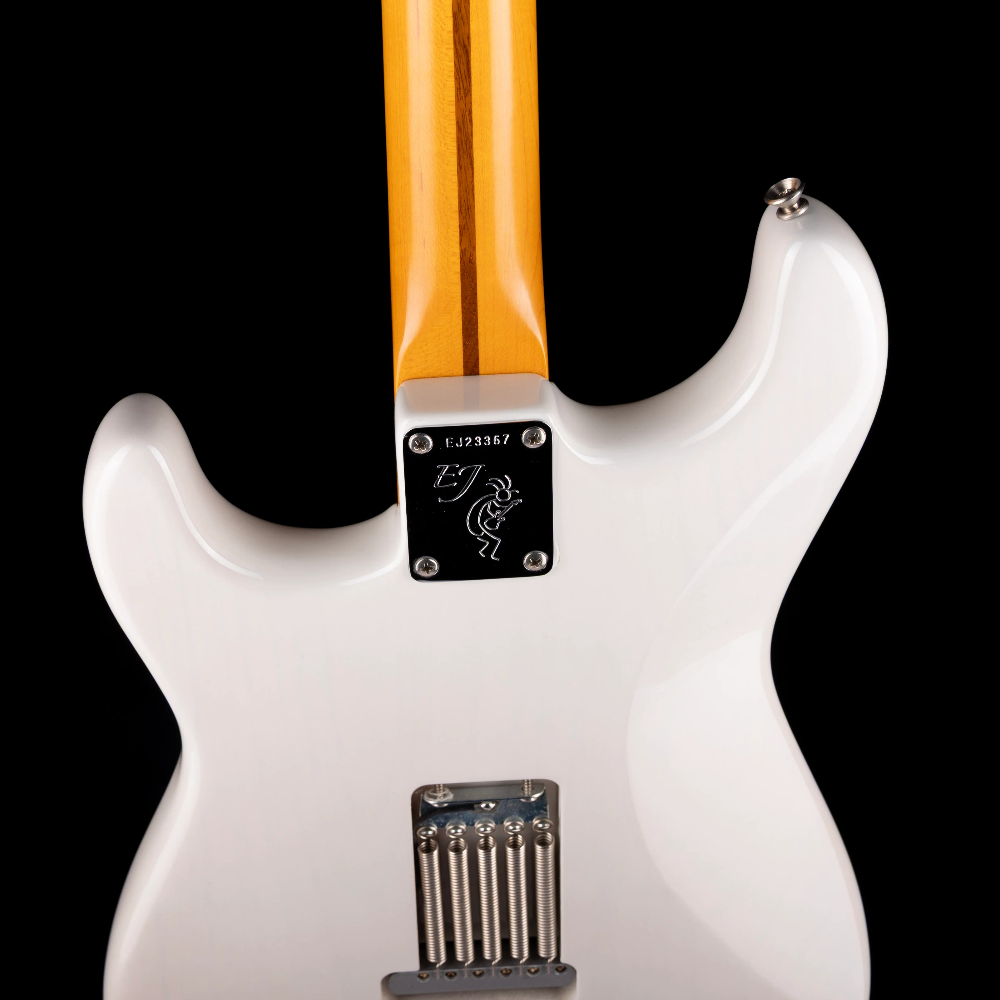 Pre Owned Fender Eric Johnson Stratocaster Maple White Blonde with OHSC - Image 10