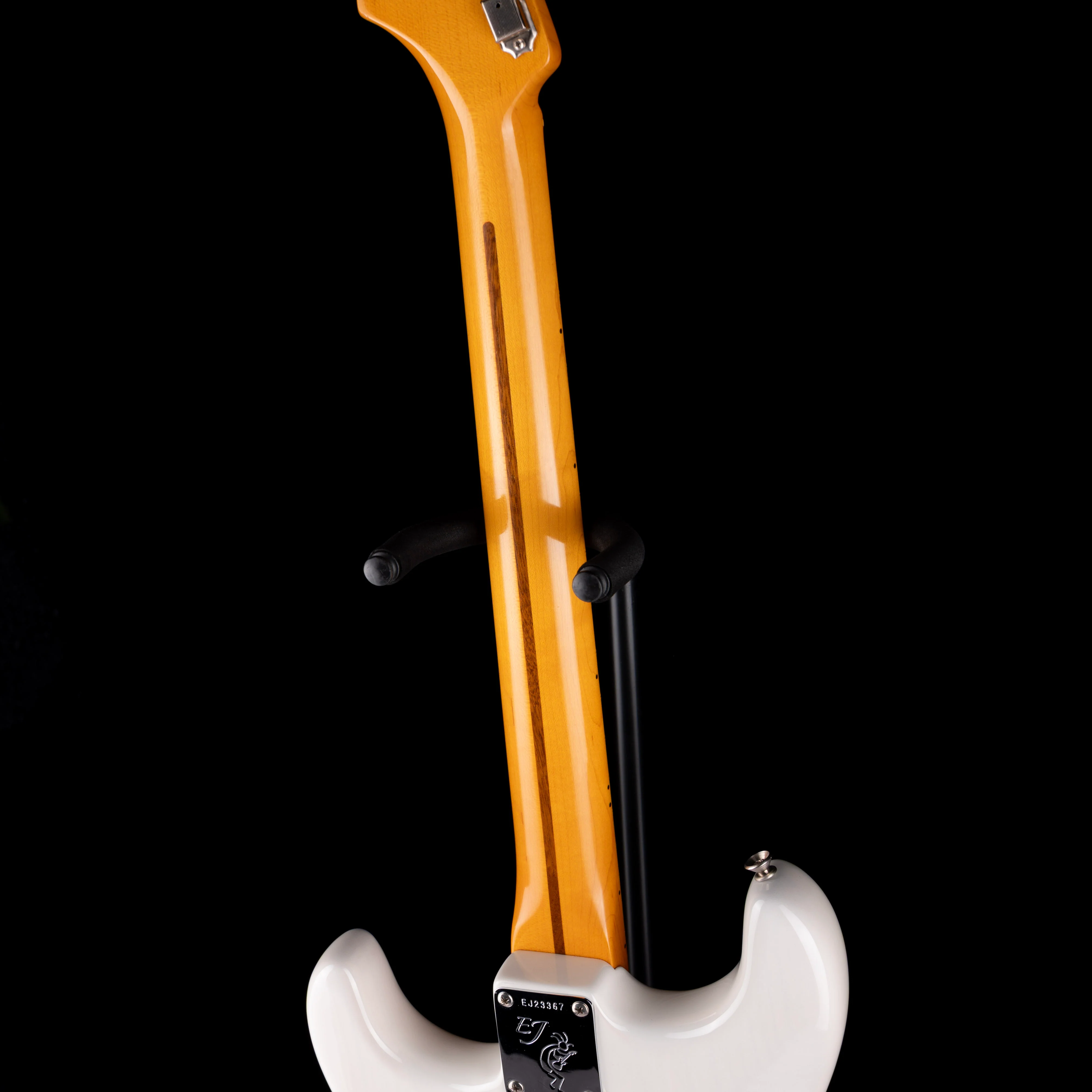 Pre Owned Fender Eric Johnson Stratocaster Maple White Blonde with OHSC - Image 11