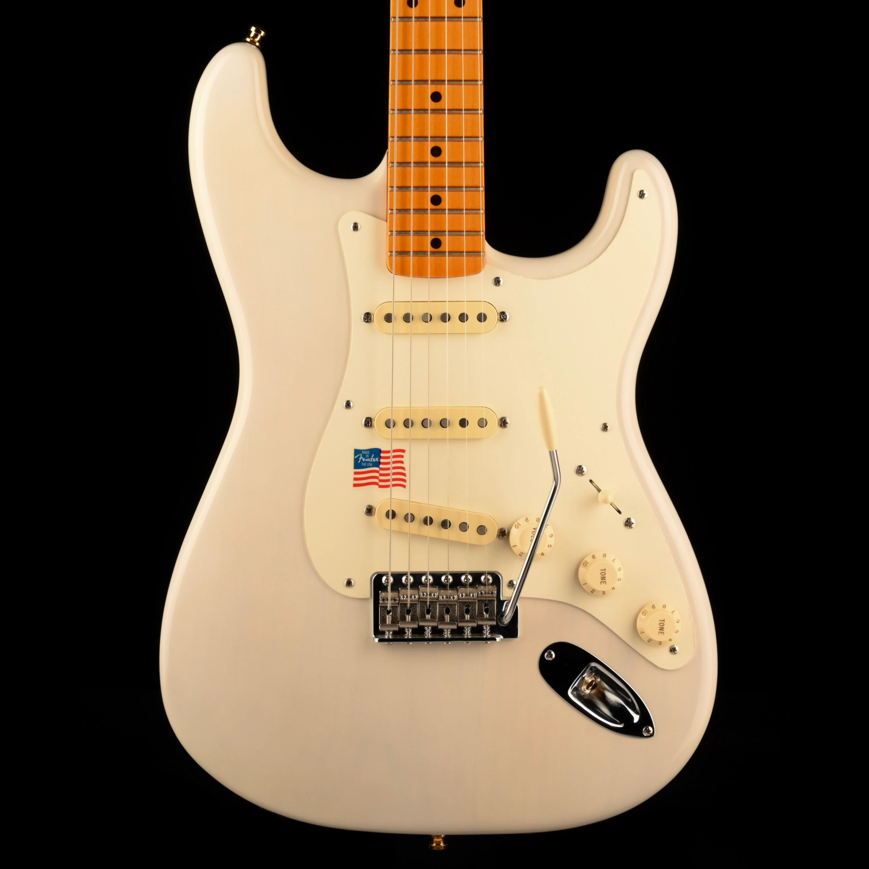 Pre Owned Fender Eric Johnson Stratocaster White Blonde Modified With Case