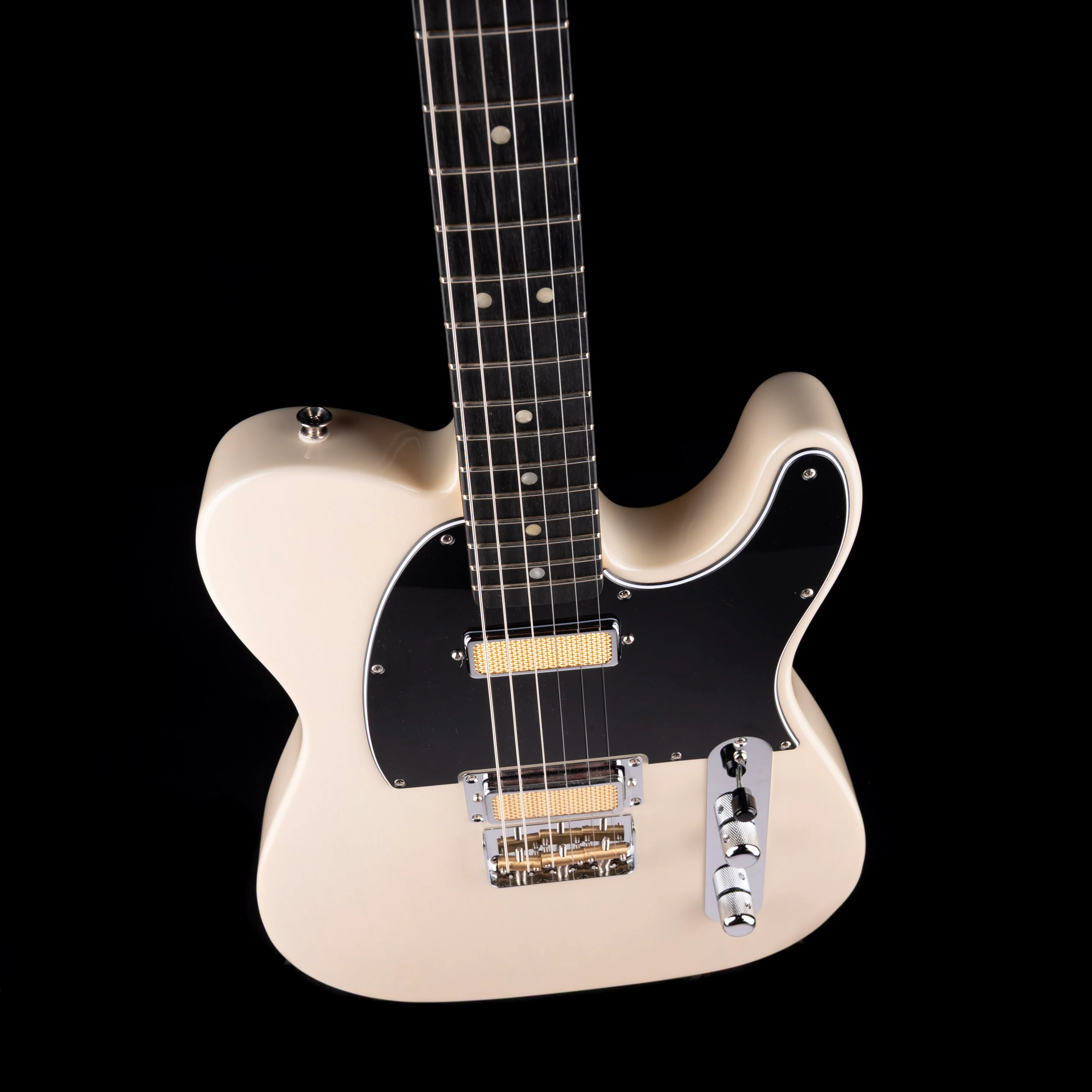 Pre Owned Fender Gold Foil Telecaster Ebony Fingerboard White Blonde With Gig Bag - Image 3