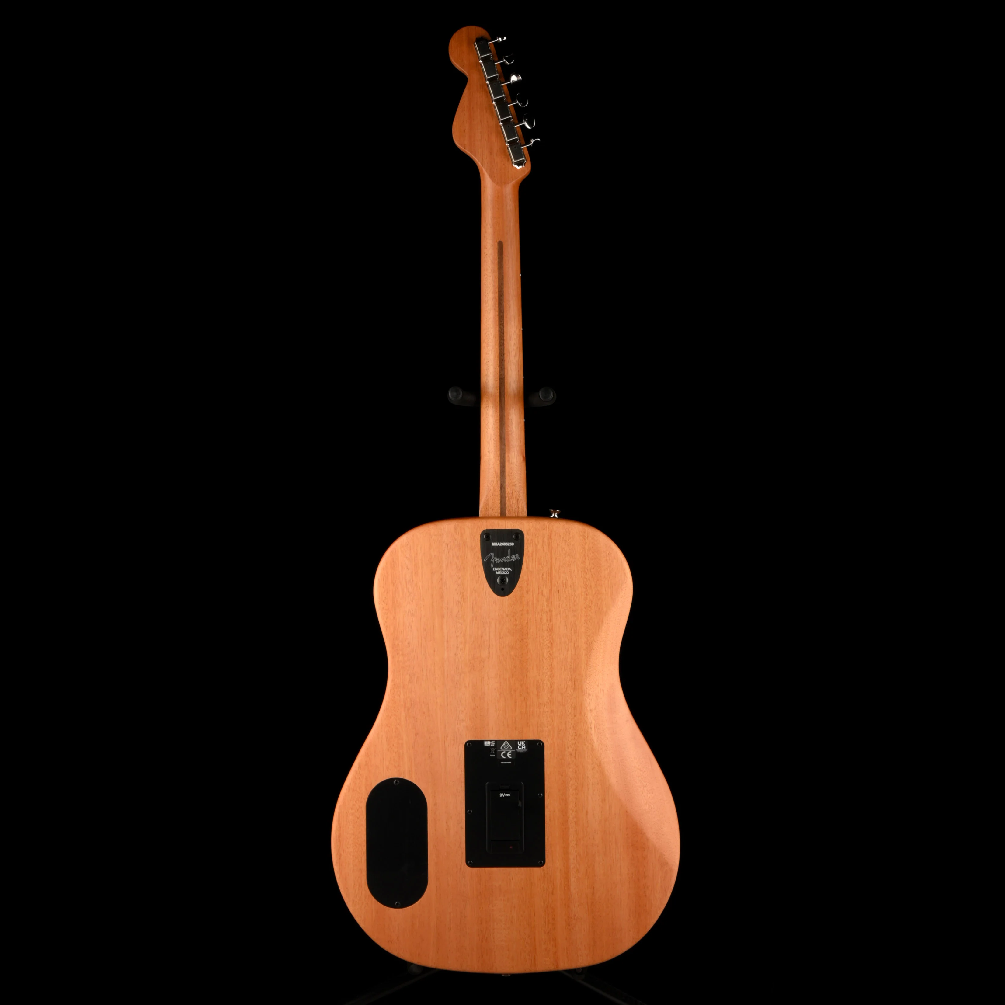 Pre Owned Fender Highway Series Dreadnought Guitar Natural With Gig Bag - Image 10