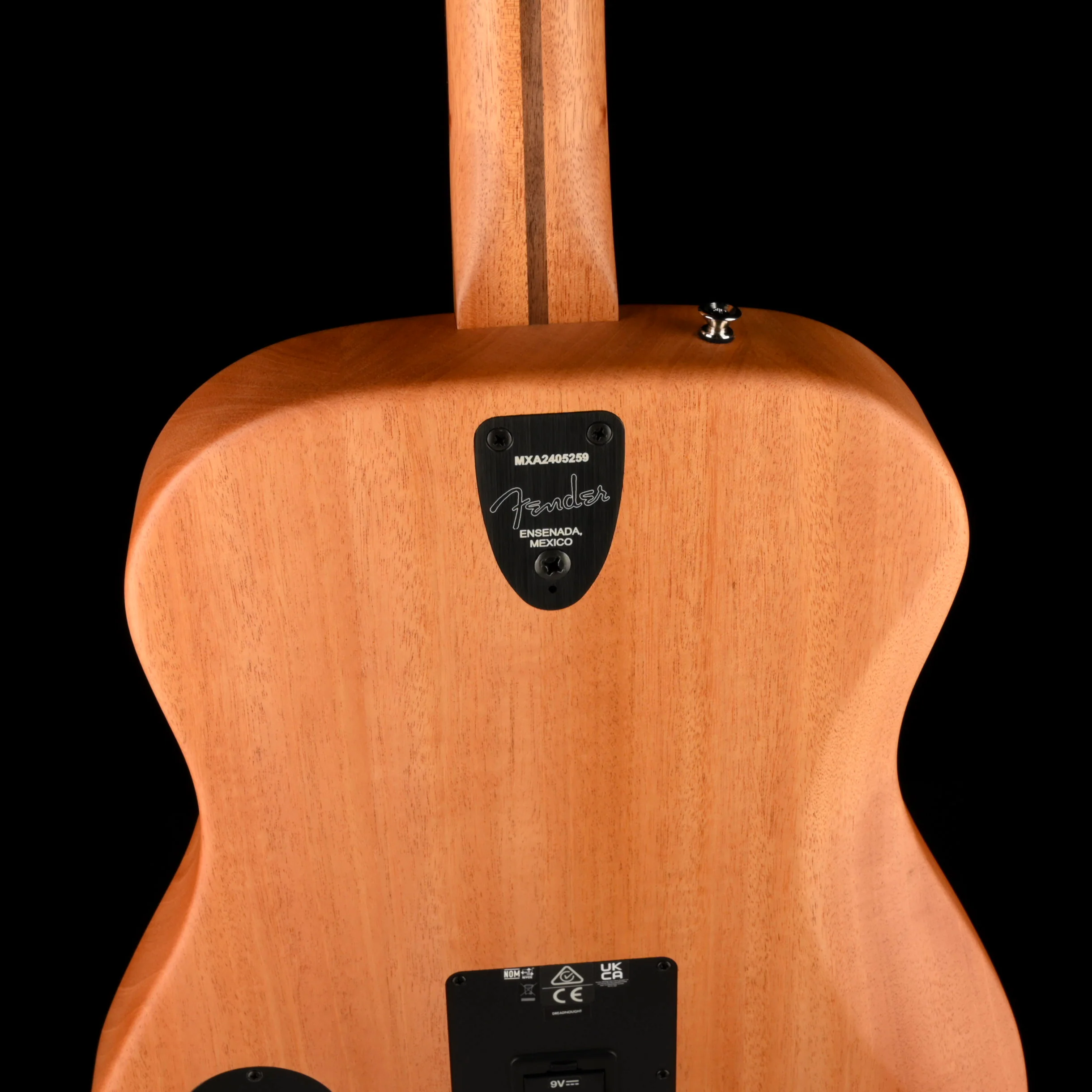 Pre Owned Fender Highway Series Dreadnought Guitar Natural With Gig Bag - Image 11