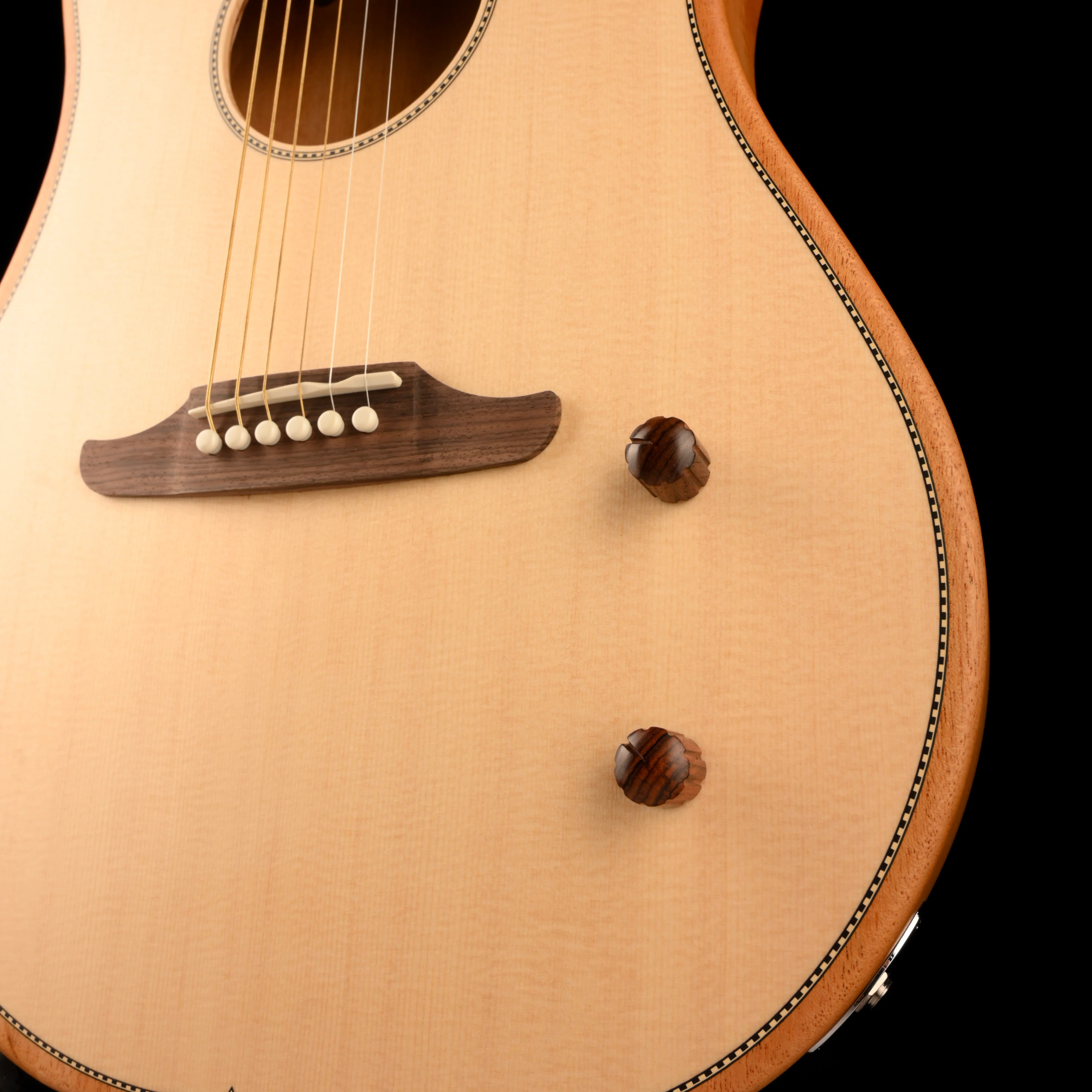 Pre Owned Fender Highway Series Dreadnought Guitar Natural With Gig Bag - Image 4