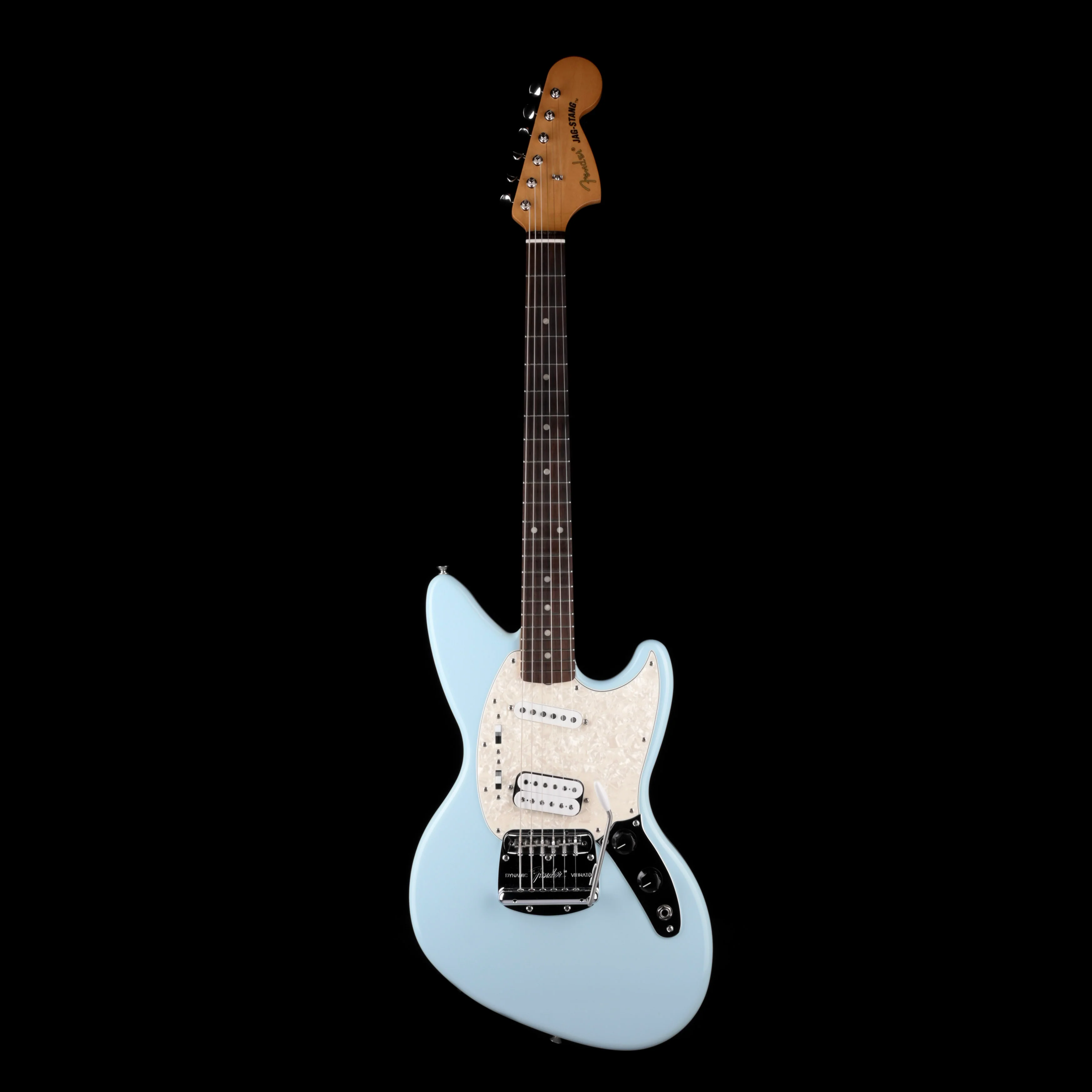 Pre Owned Fender Kurt Cobain Jag-Stang Sonic Blue With Original Gig Bag - Image 2
