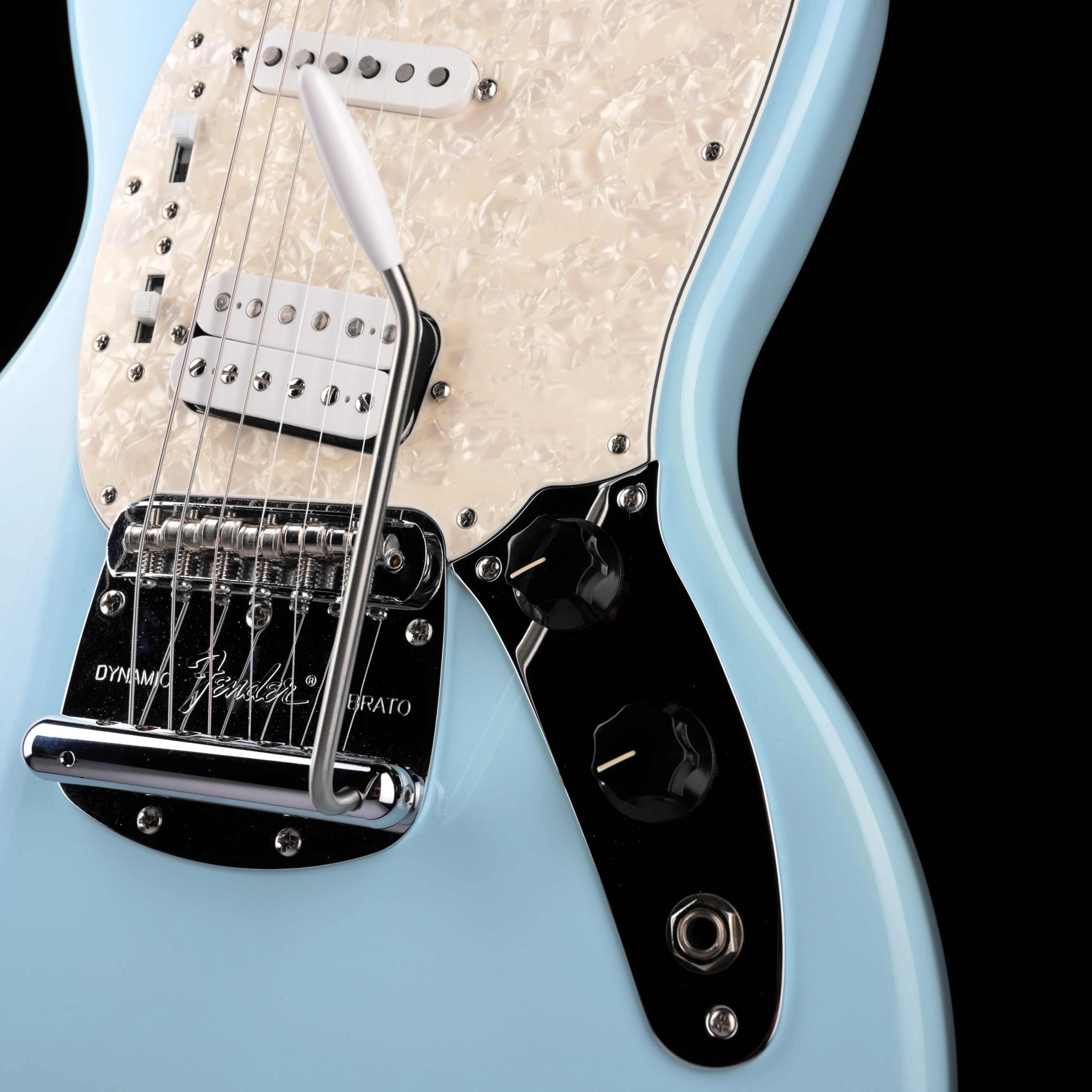 Pre Owned Fender Kurt Cobain Jag-Stang Sonic Blue With Original Gig Bag - Image 5