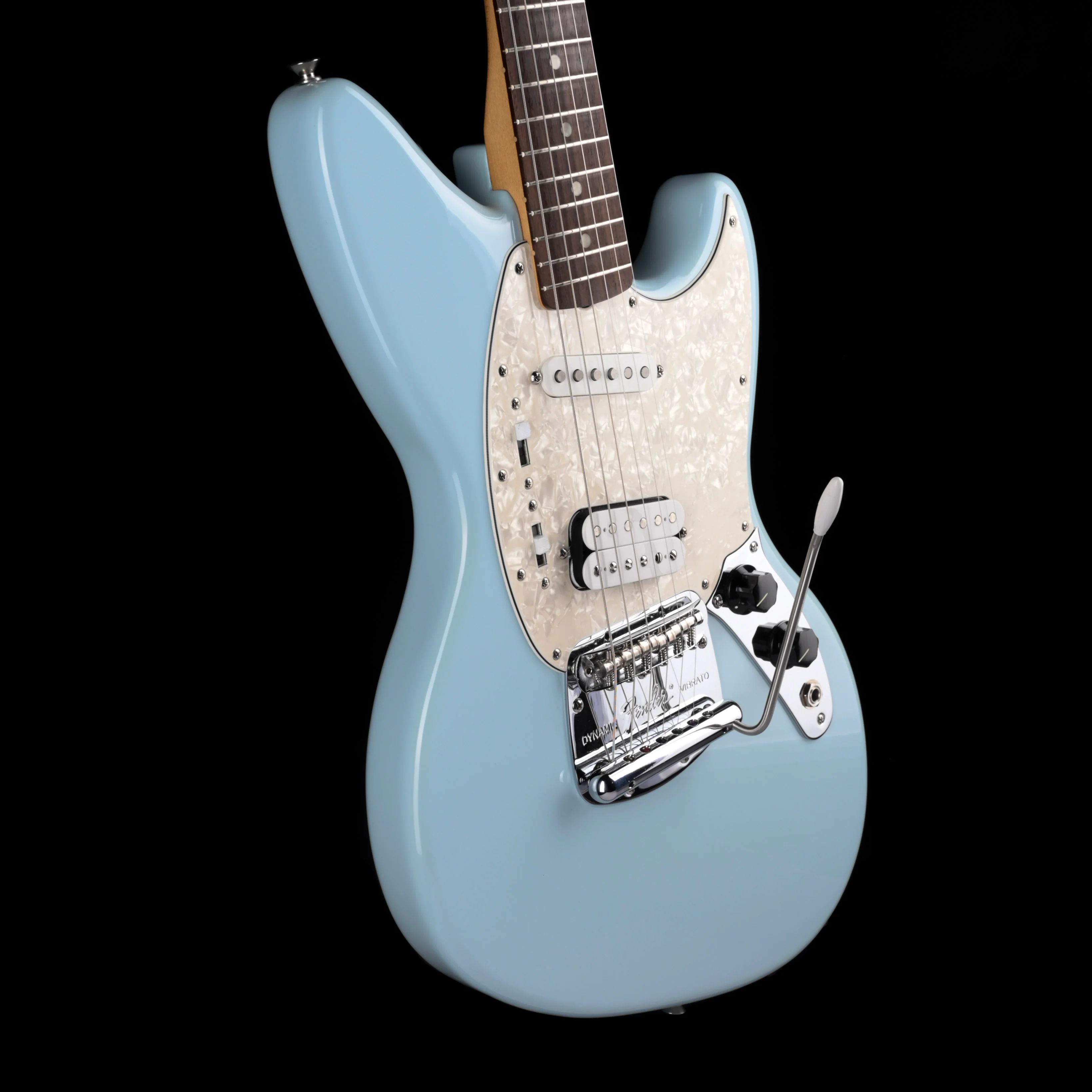 Pre Owned Fender Kurt Cobain Jag-Stang Sonic Blue With Original Gig Bag - Image 6