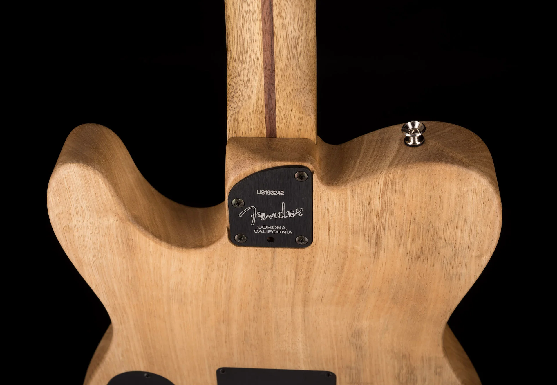 Pre Owned Fender Limited Edition Exotic Acoustasonic Telecaster Cocobolo With OHSC - Colin Hay Gear - Image 14