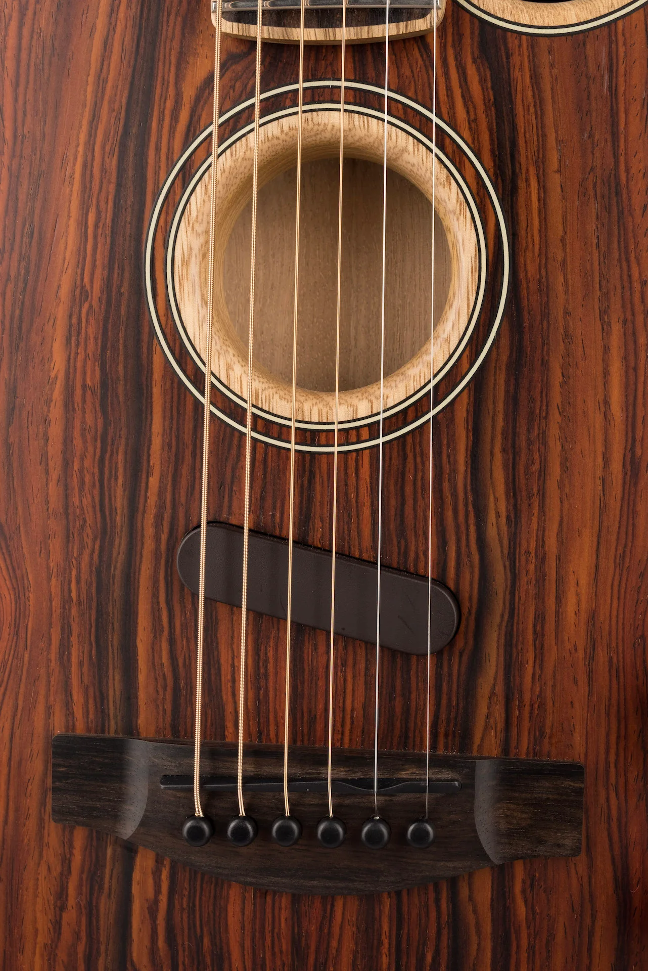 Pre Owned Fender Limited Edition Exotic Acoustasonic Telecaster Cocobolo With OHSC - Colin Hay Gear - Image 7