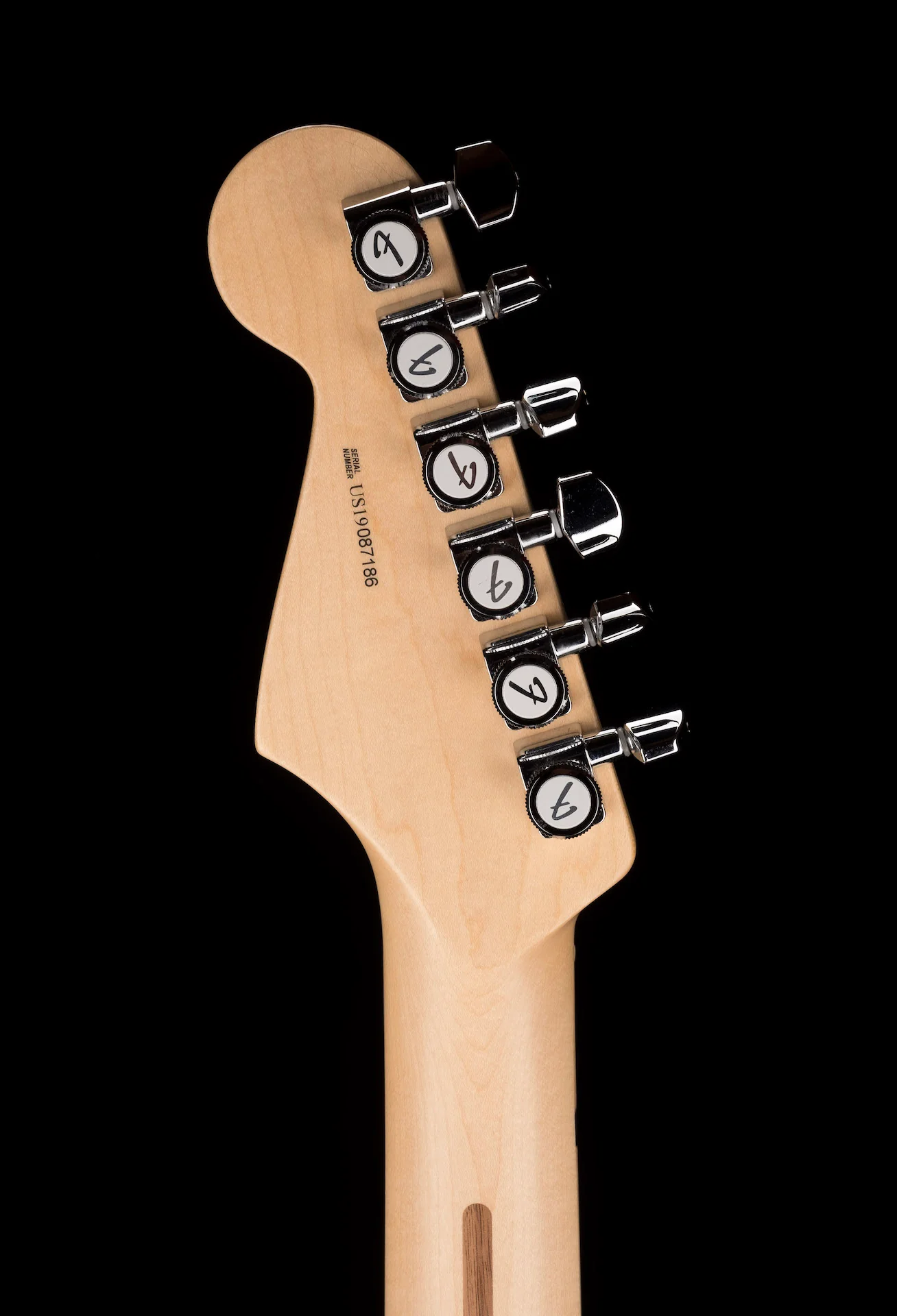 Pre Owned 2019 Fender Limited Edition American QMT Stratocaster HSS Pale Moon Trans Black With OHSC - Image 17
