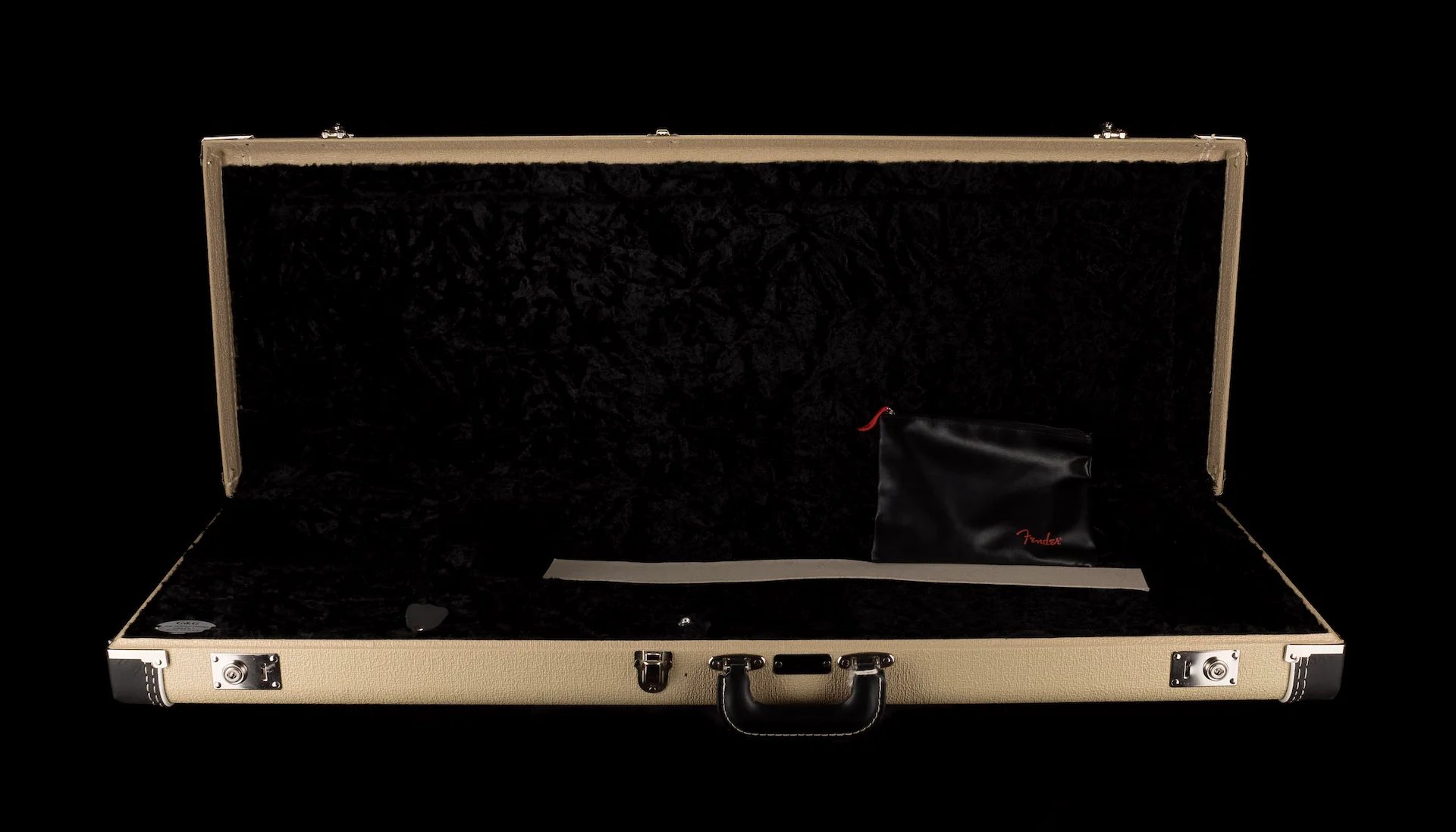 Pre Owned 2019 Fender Limited Edition American QMT Stratocaster HSS Pale Moon Trans Black With OHSC - Image 18