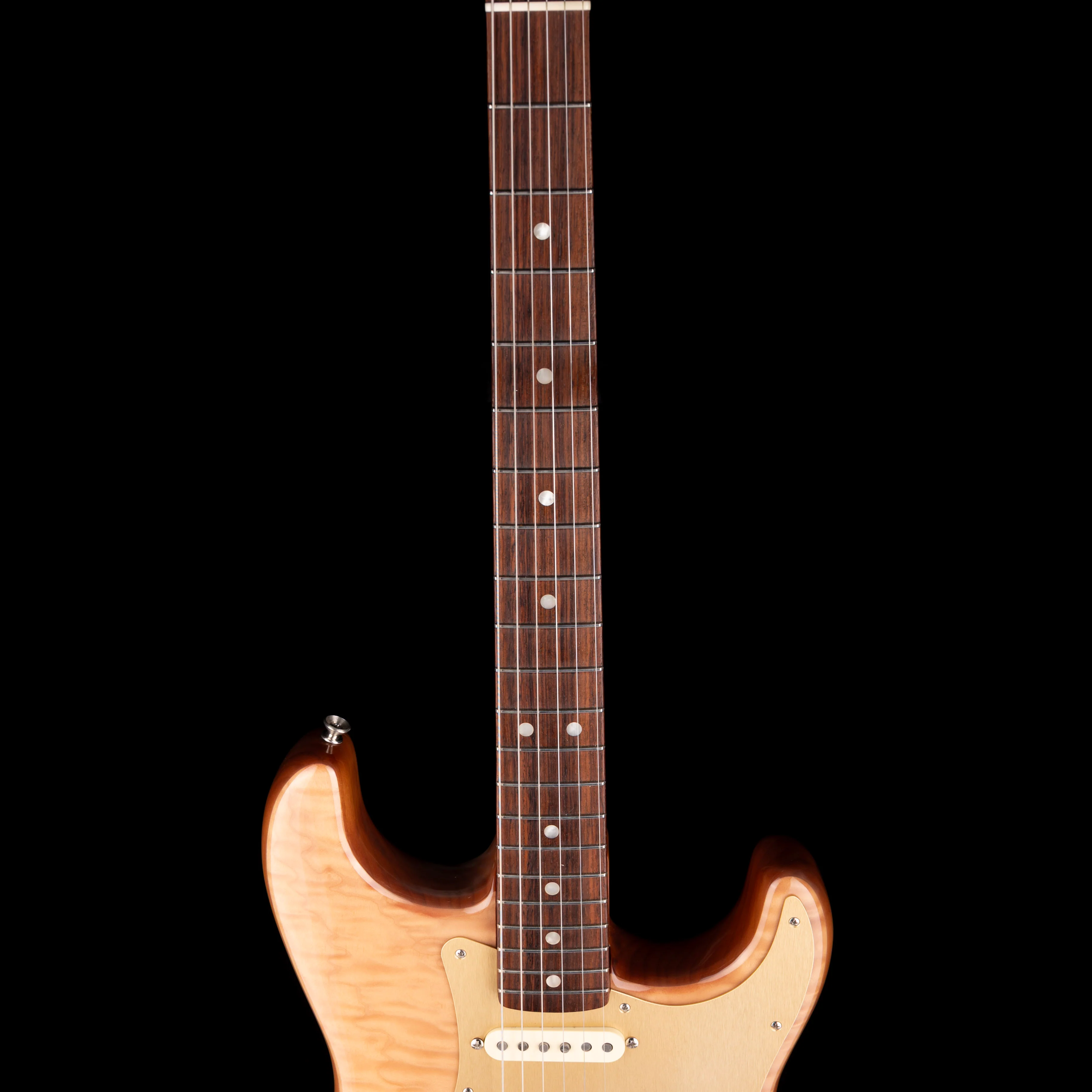 Pre Owned Fender Limited Edition Rarities American Original 60's Stratocaster Quilt Maple Natural With OHSC - Image 7