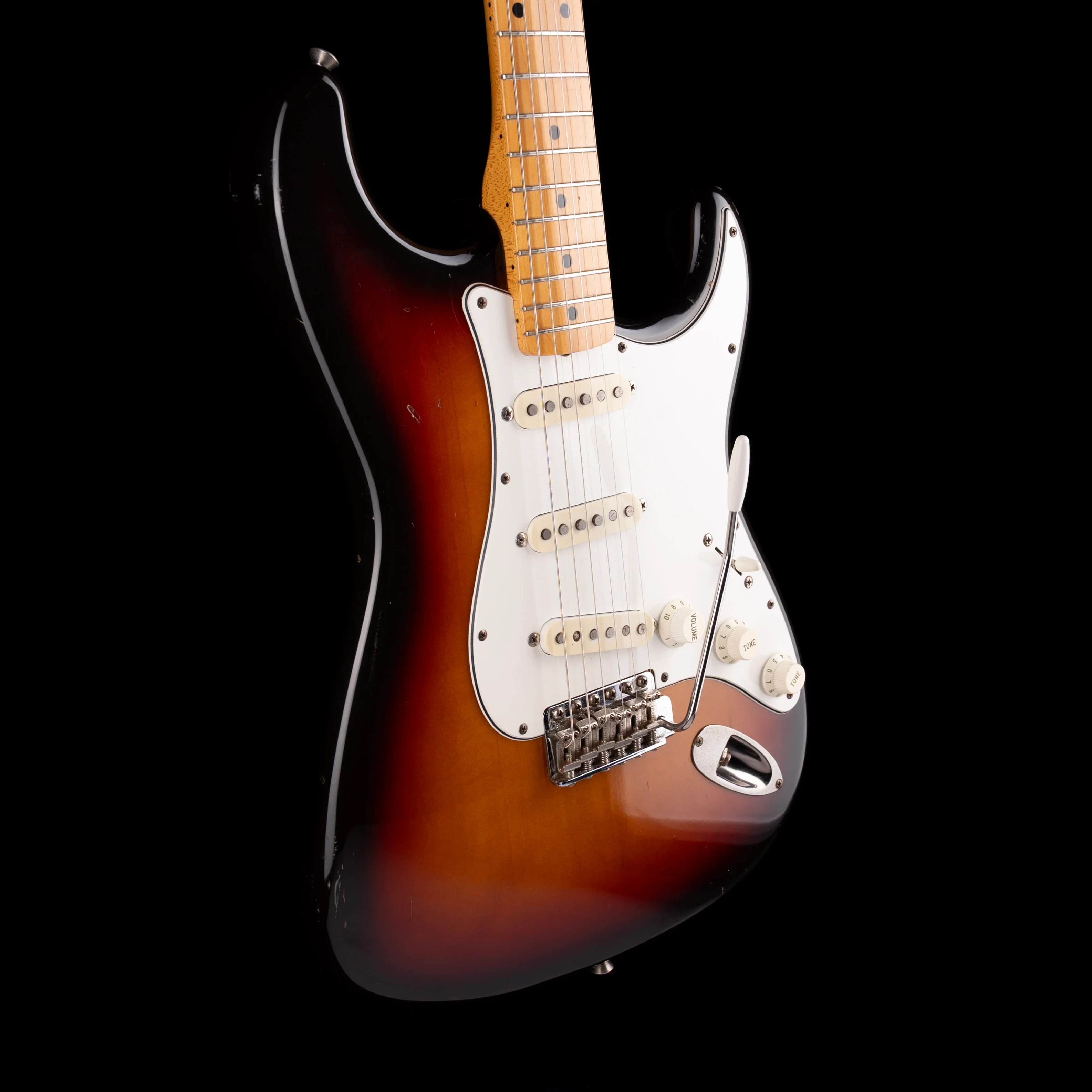 Pre Owned '89-'90 Fender Made In Japan Stratocaster '68 Sunburst With OHSC - Image 6