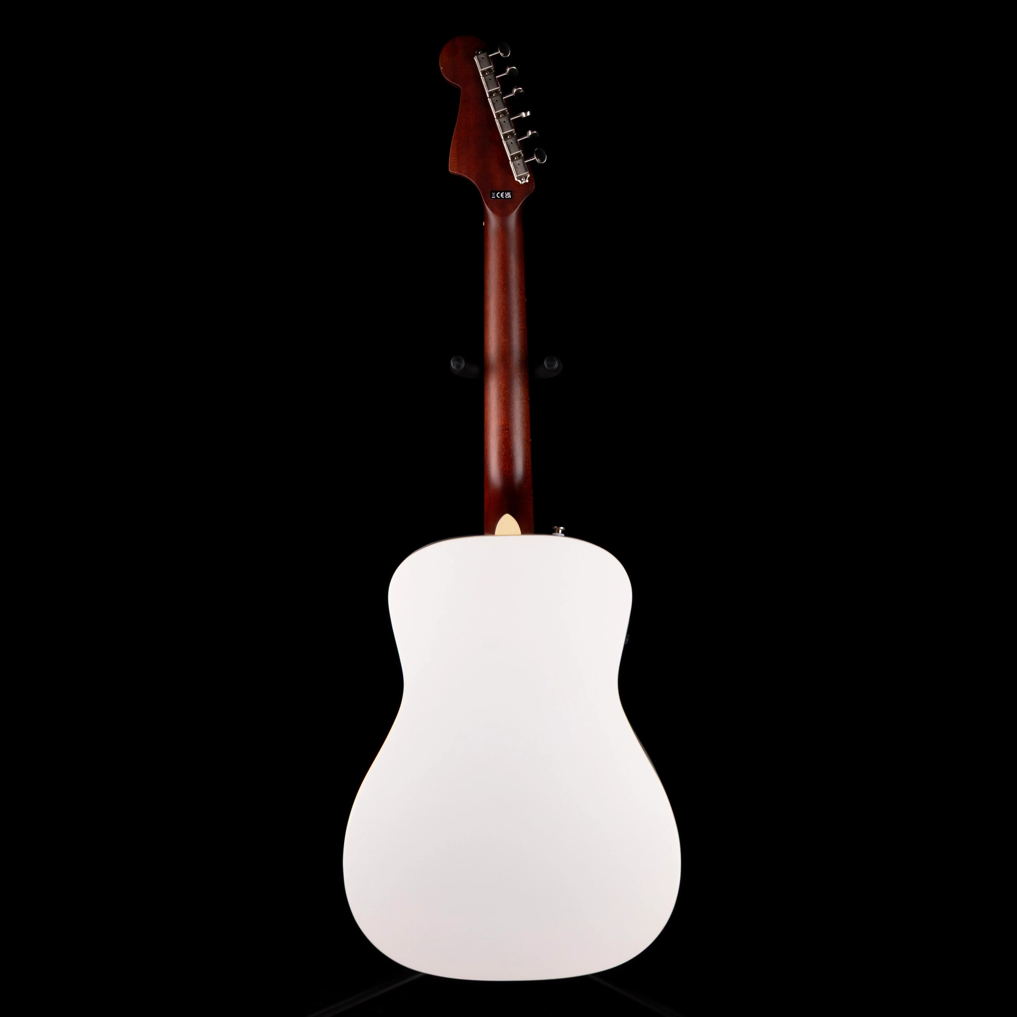Pre Owned Fender Malibu Player Arctic Gold Acoustic Electric Guitar - Image 12