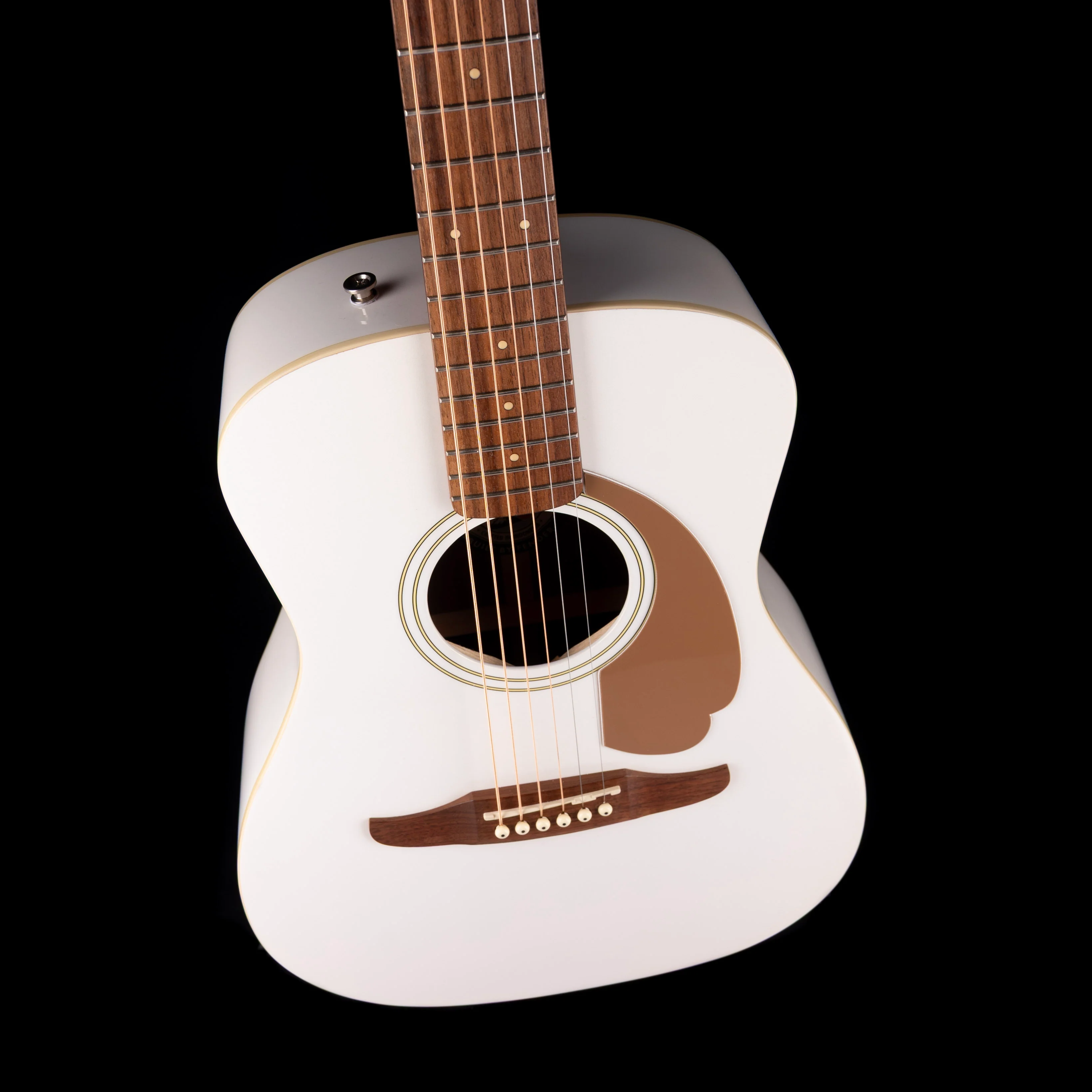 Pre Owned Fender Malibu Player Arctic Gold Acoustic Electric Guitar - Image 3