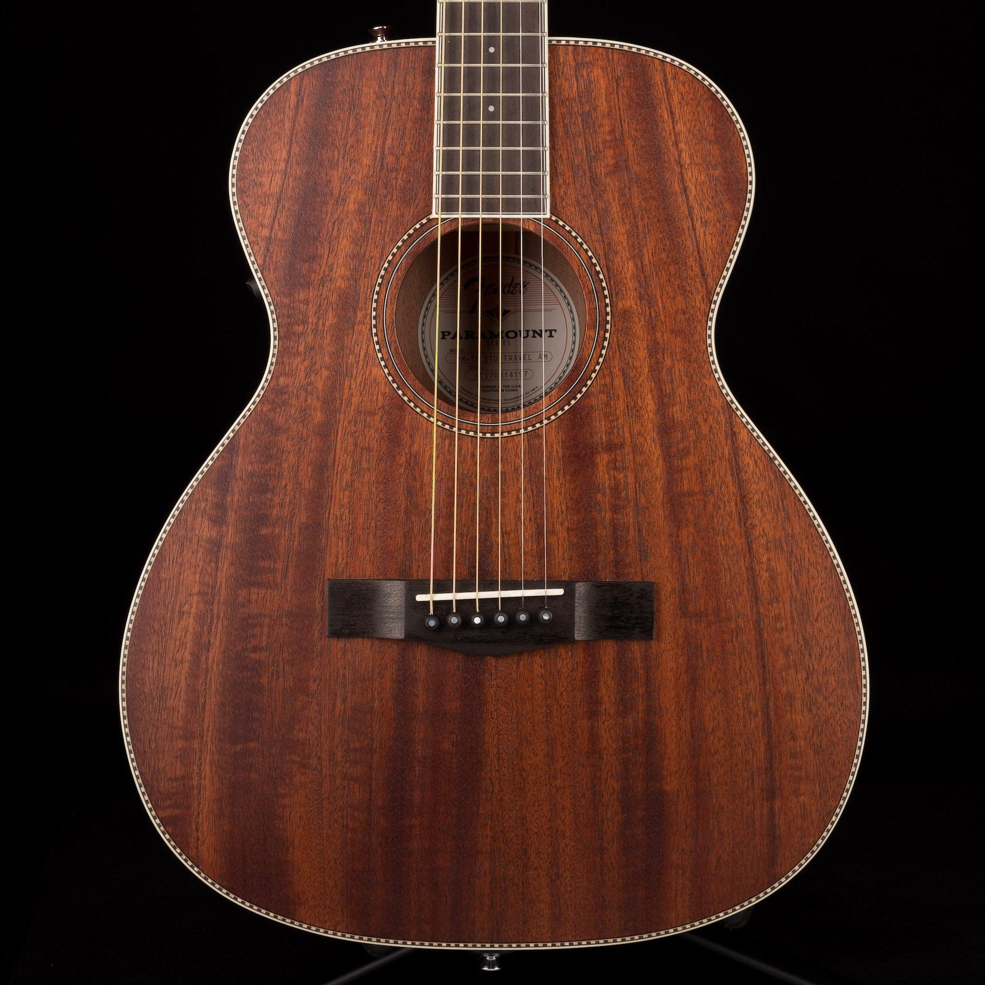 Pre-Owned Fender Paramount PM-TE Travel All Mahogany with OHSC