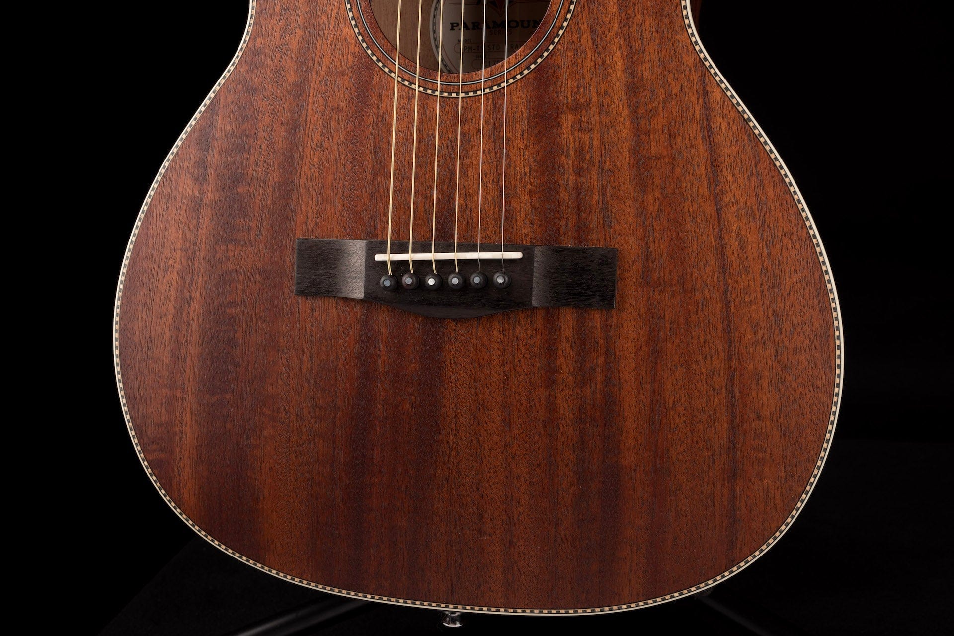 Pre-Owned Fender Paramount PM-TE Travel All Mahogany with OHSC - Image 4