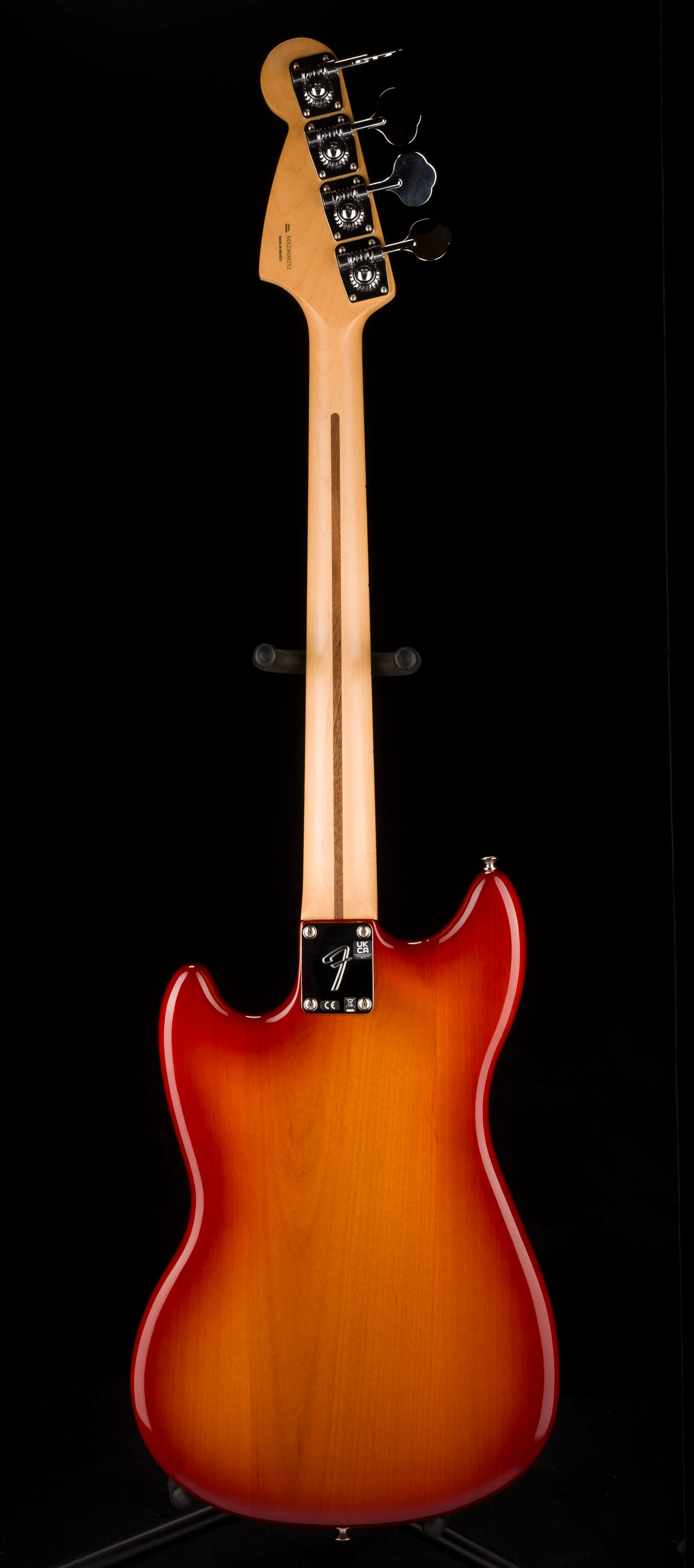 Pre Owned Fender Player Mustang PJ Bass Sienna Sunburst With Gig Bag - Image 14