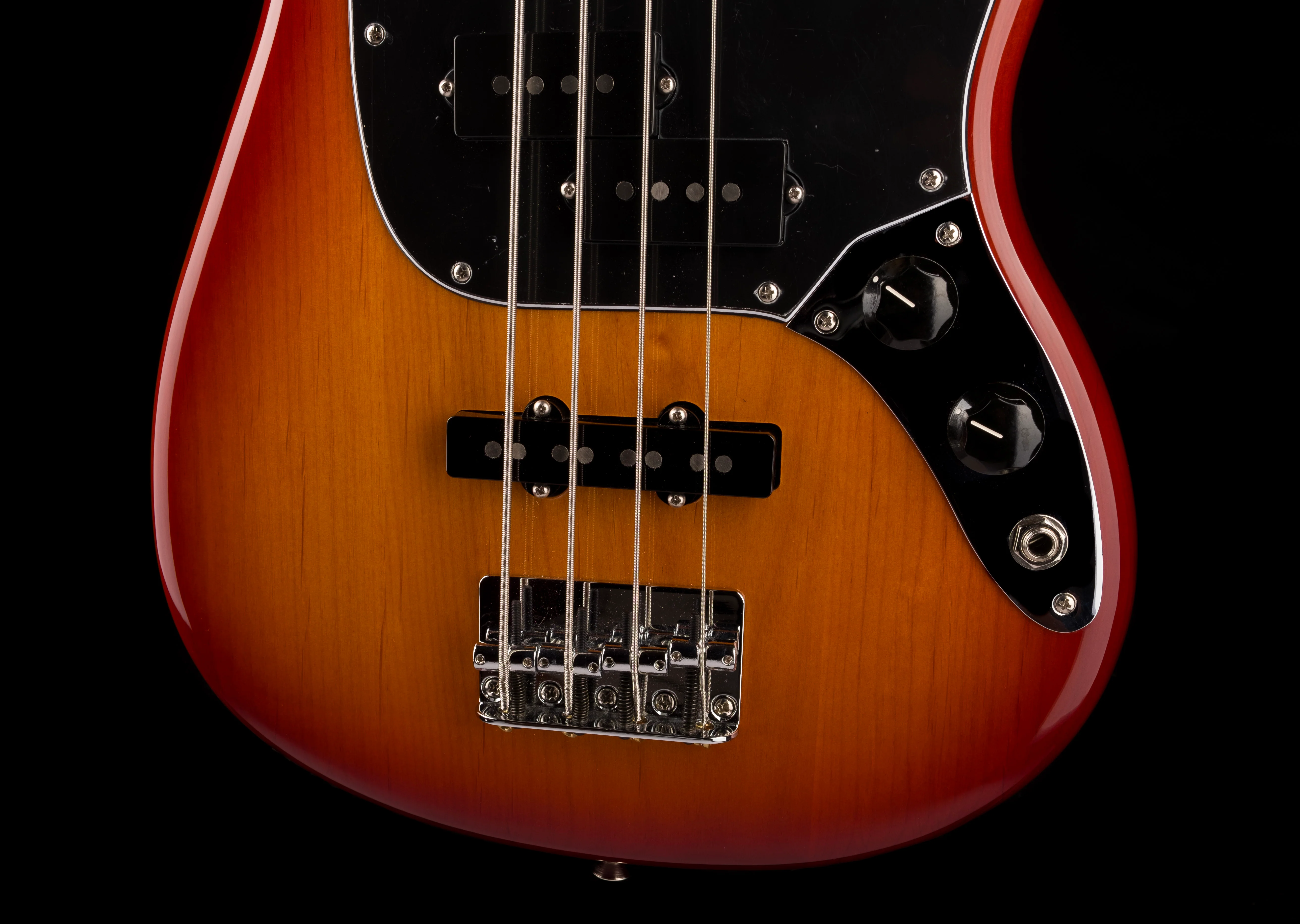 Pre Owned Fender Player Mustang PJ Bass Sienna Sunburst With Gig Bag - Image 5